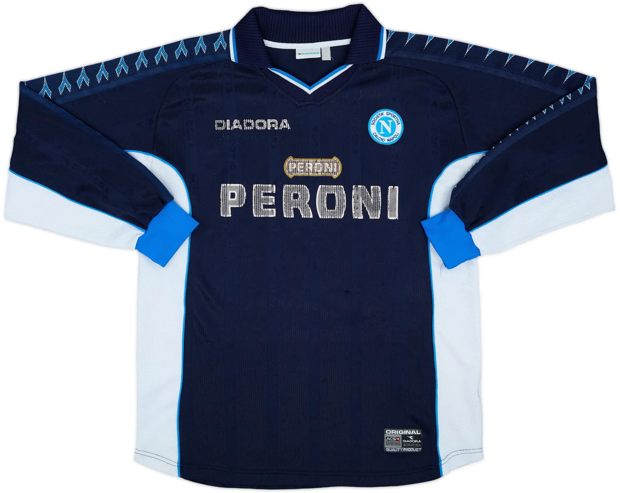 Diadora Napoli Mens LS Third Shirt 2000/01
