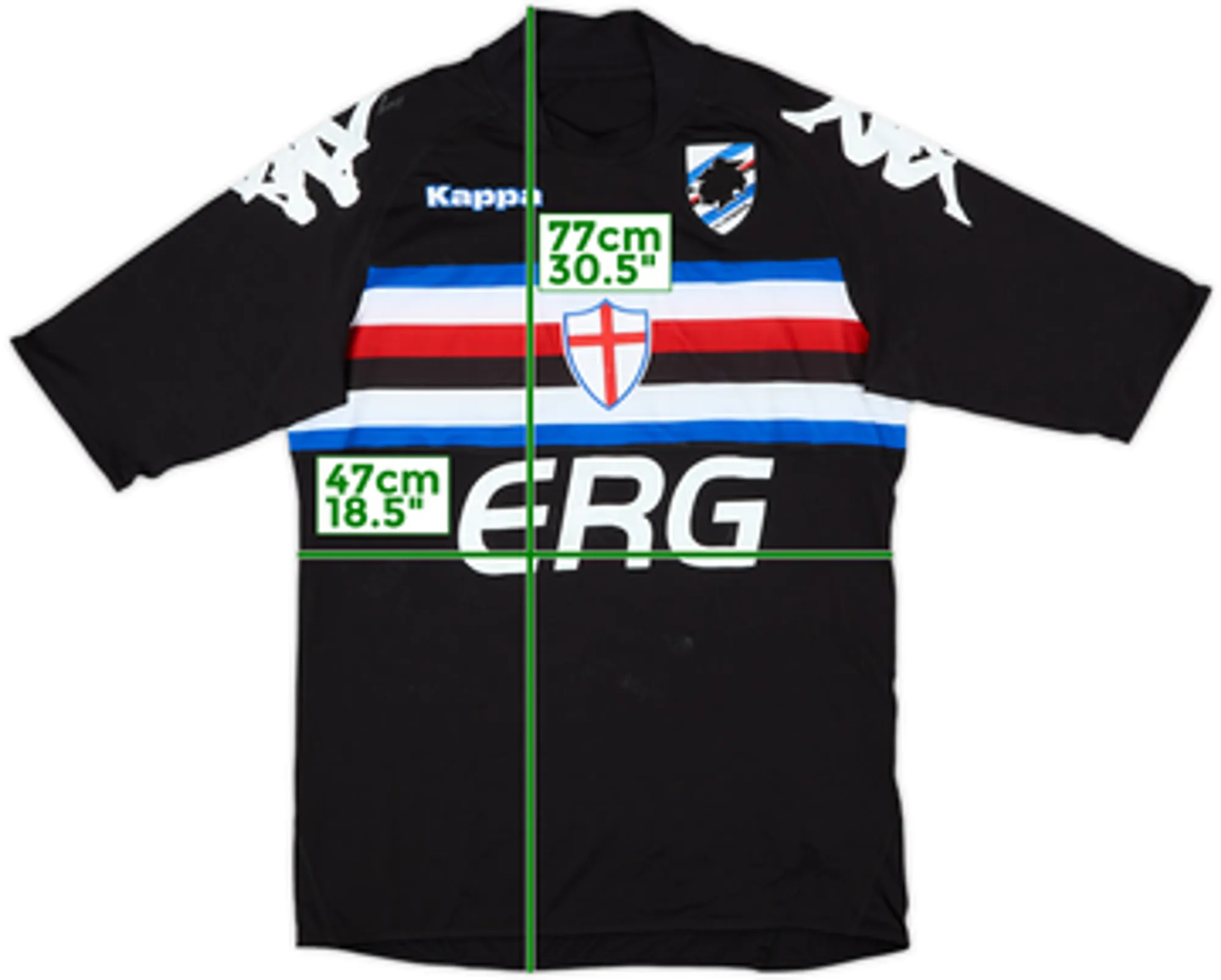 Kappa Sampdoria Mens SS Third Shirt 2004/05