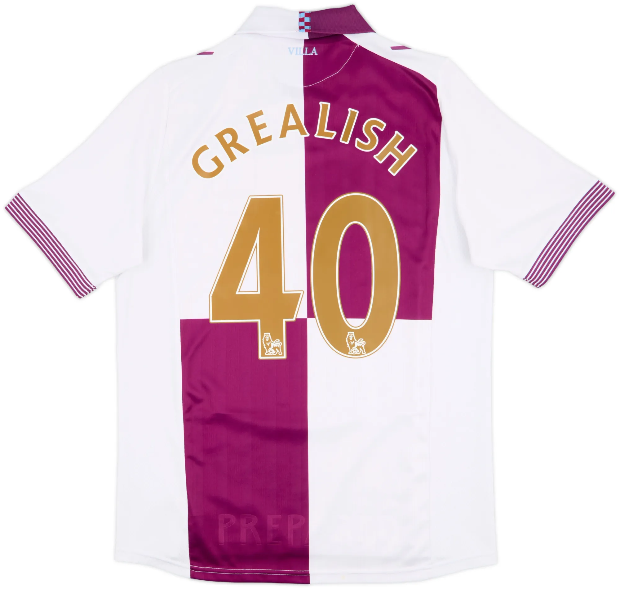 Macron Aston Villa Mens SS Away Shirt 2013/14