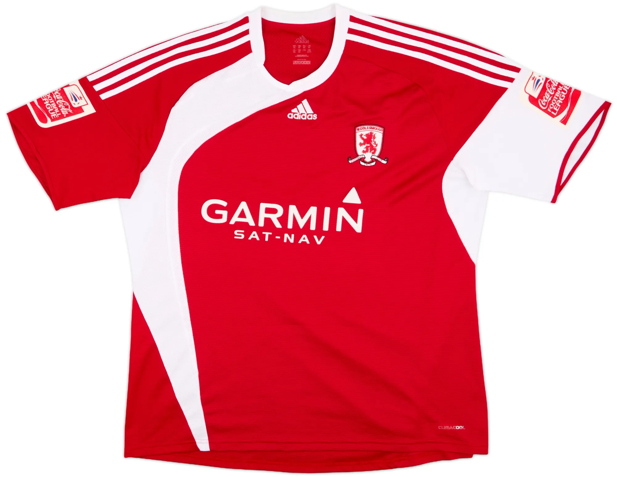 adidas Middlesbrough Mens SS Home Shirt 2009/10