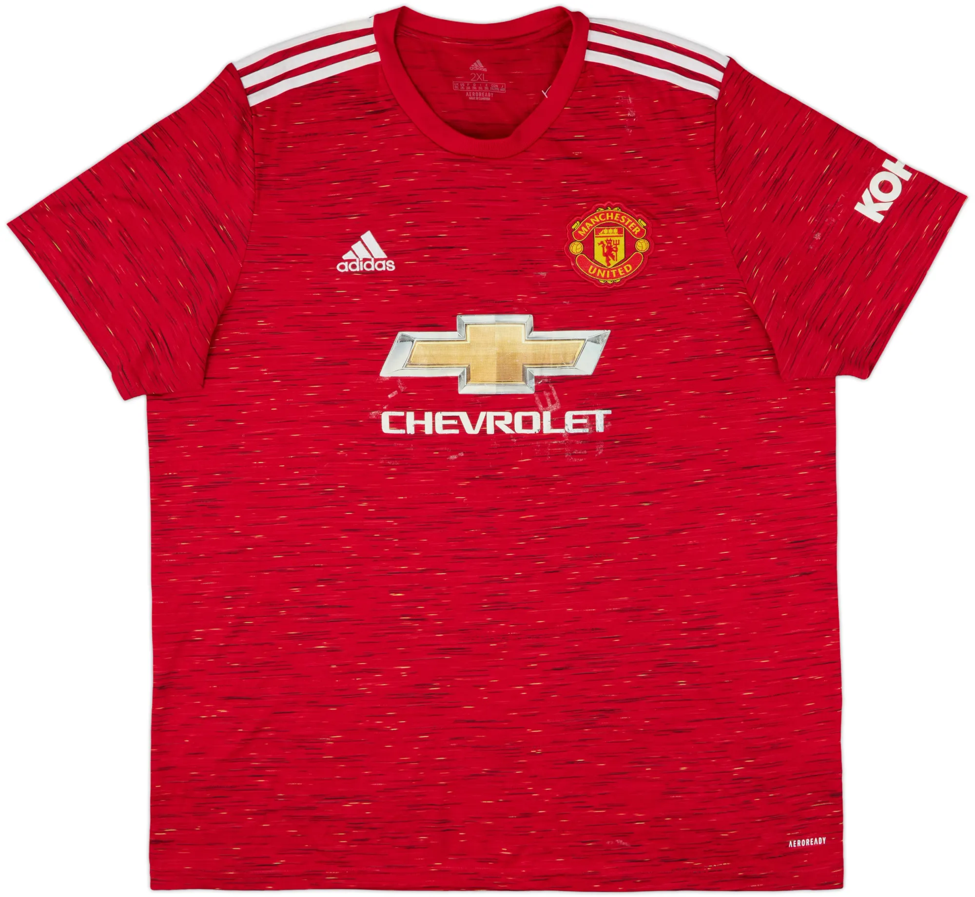adidas Manchester United Mens SS Home Shirt 2020/21