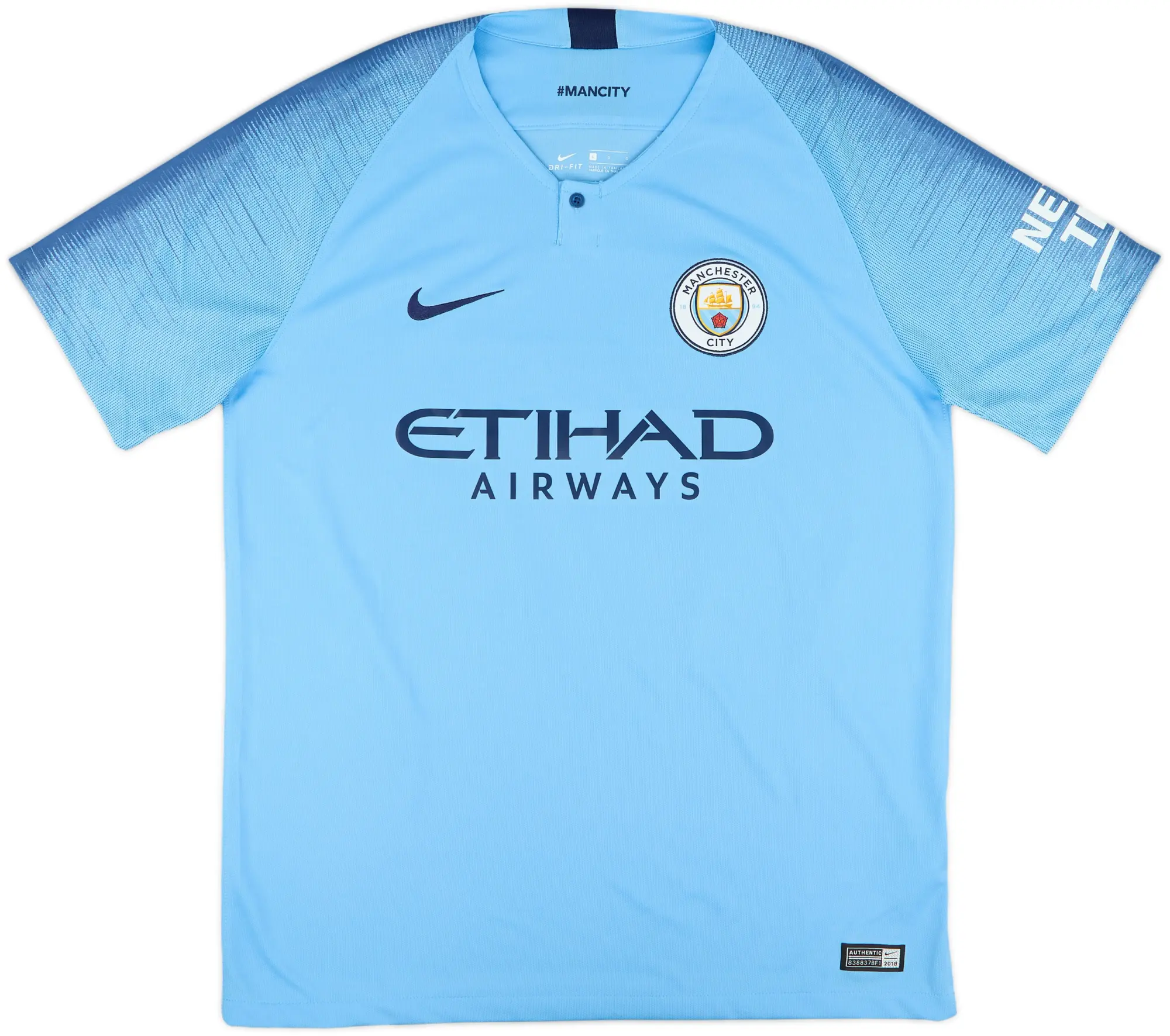 Nike Manchester City Mens SS Home Shirt 2018/19