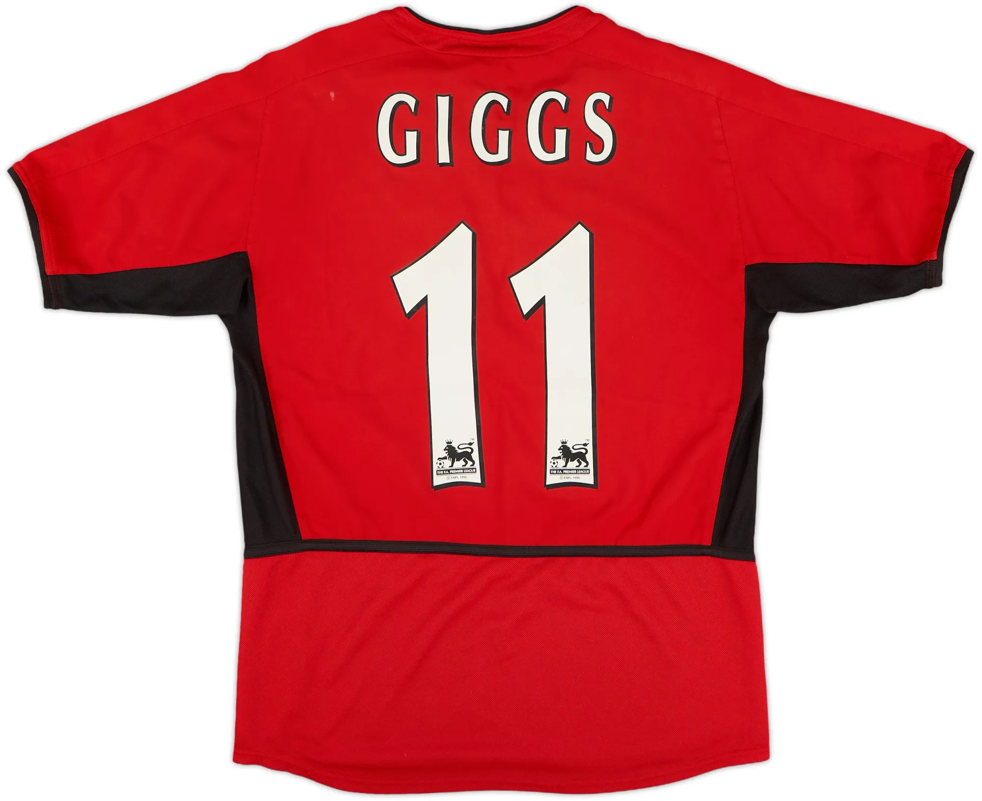 Nike Manchester United Boys SS Home Shirt 2002/04