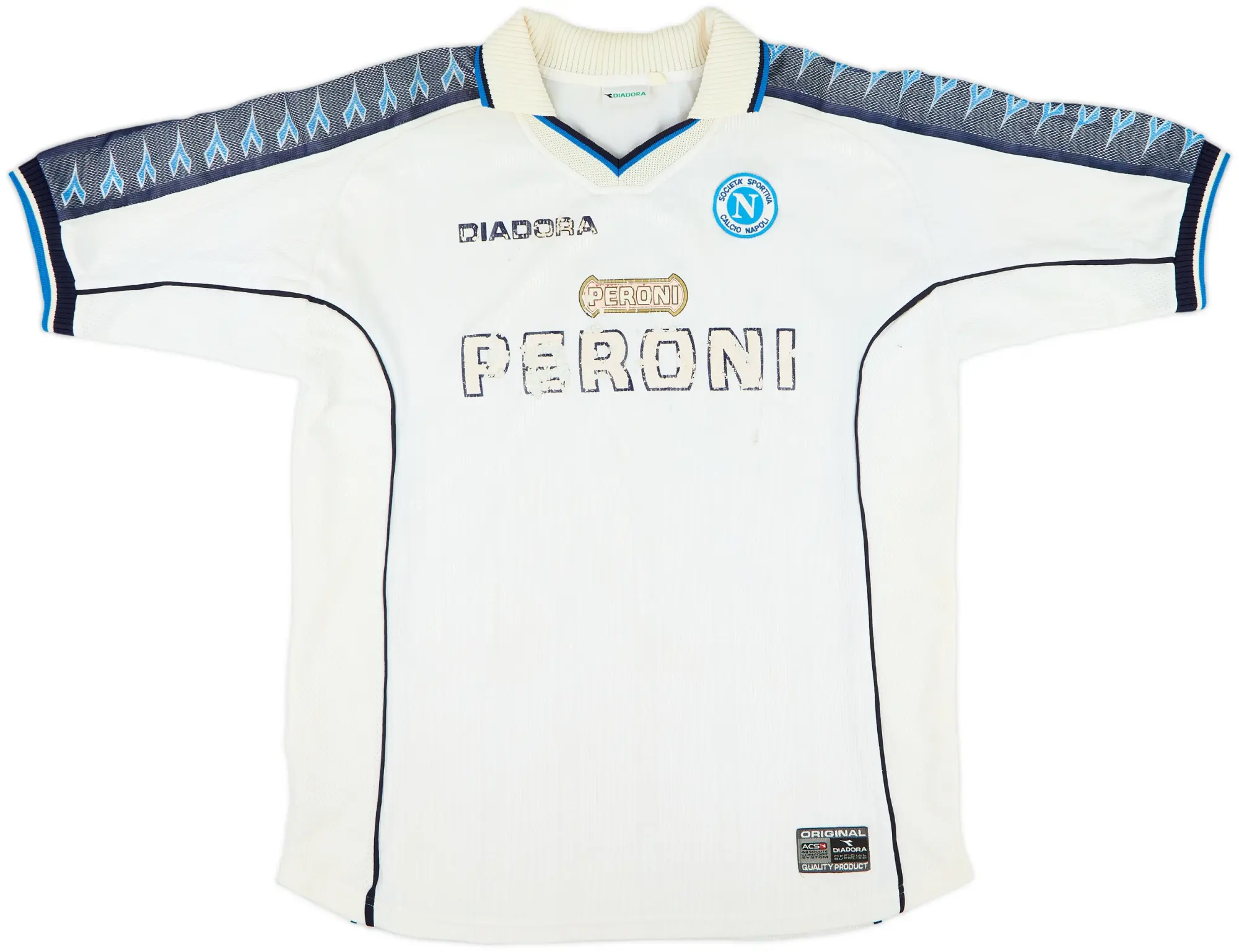 Diadora Napoli Mens SS Away Shirt 2000/01