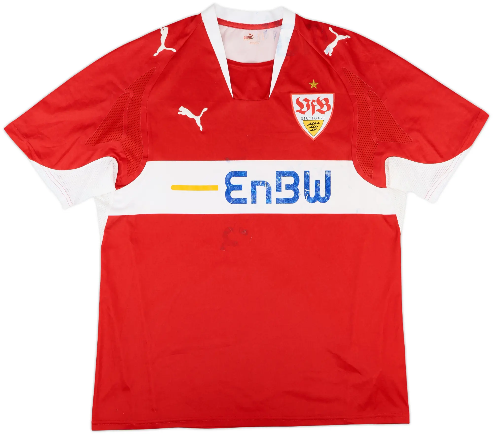 Puma Stuttgart Mens SS Away Shirt 2007/08