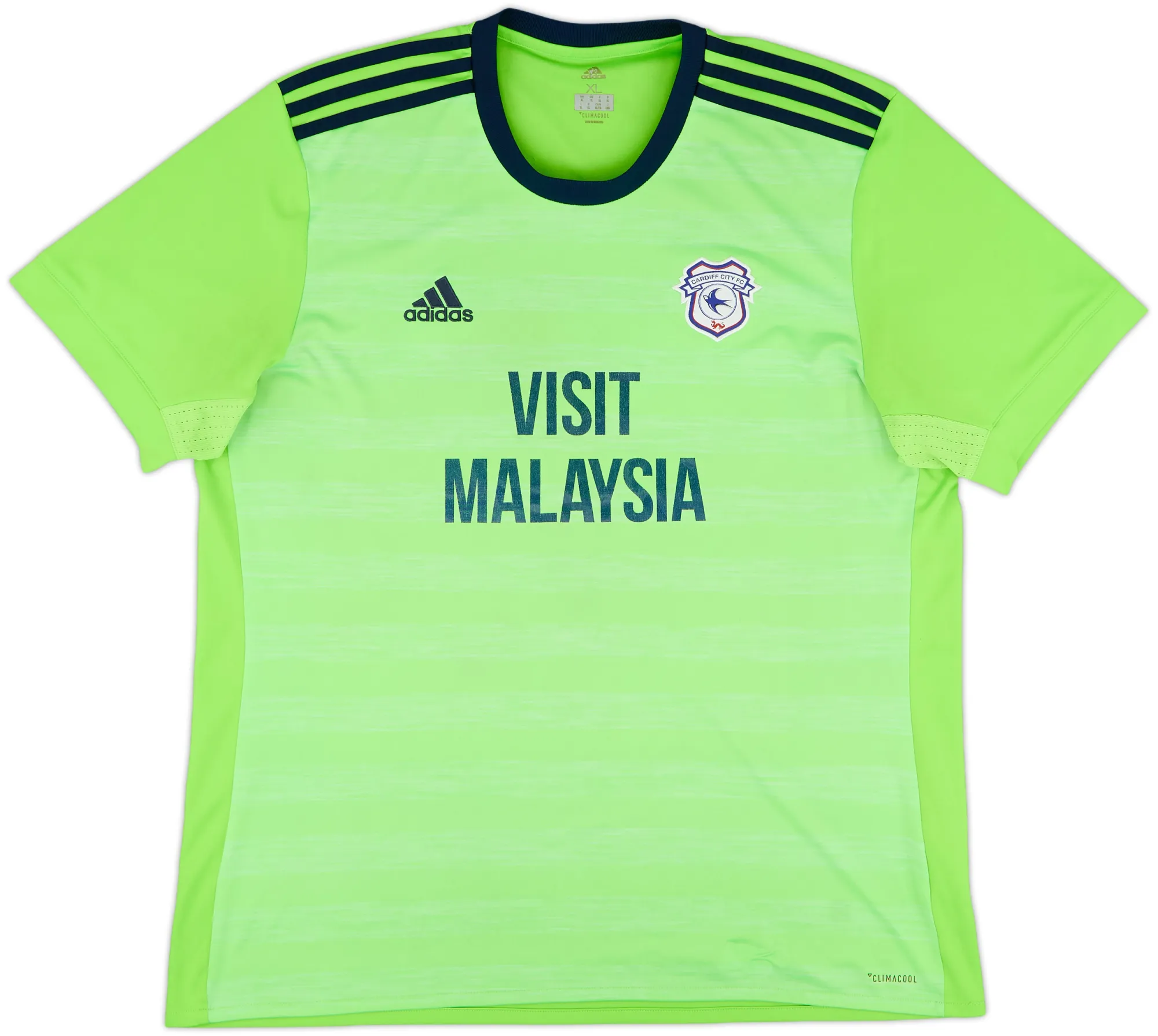 adidas Cardiff City Mens SS Away Shirt 2017/18