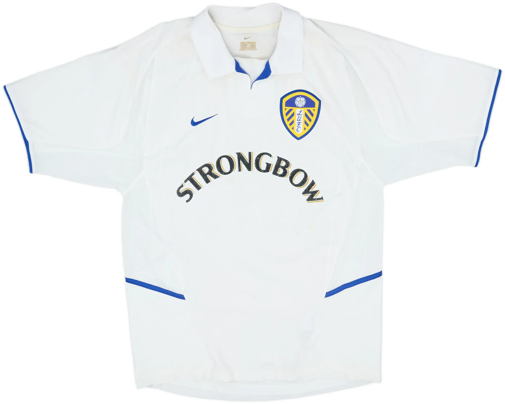 Nike Leeds United Mens SS Home Shirt 2002/03