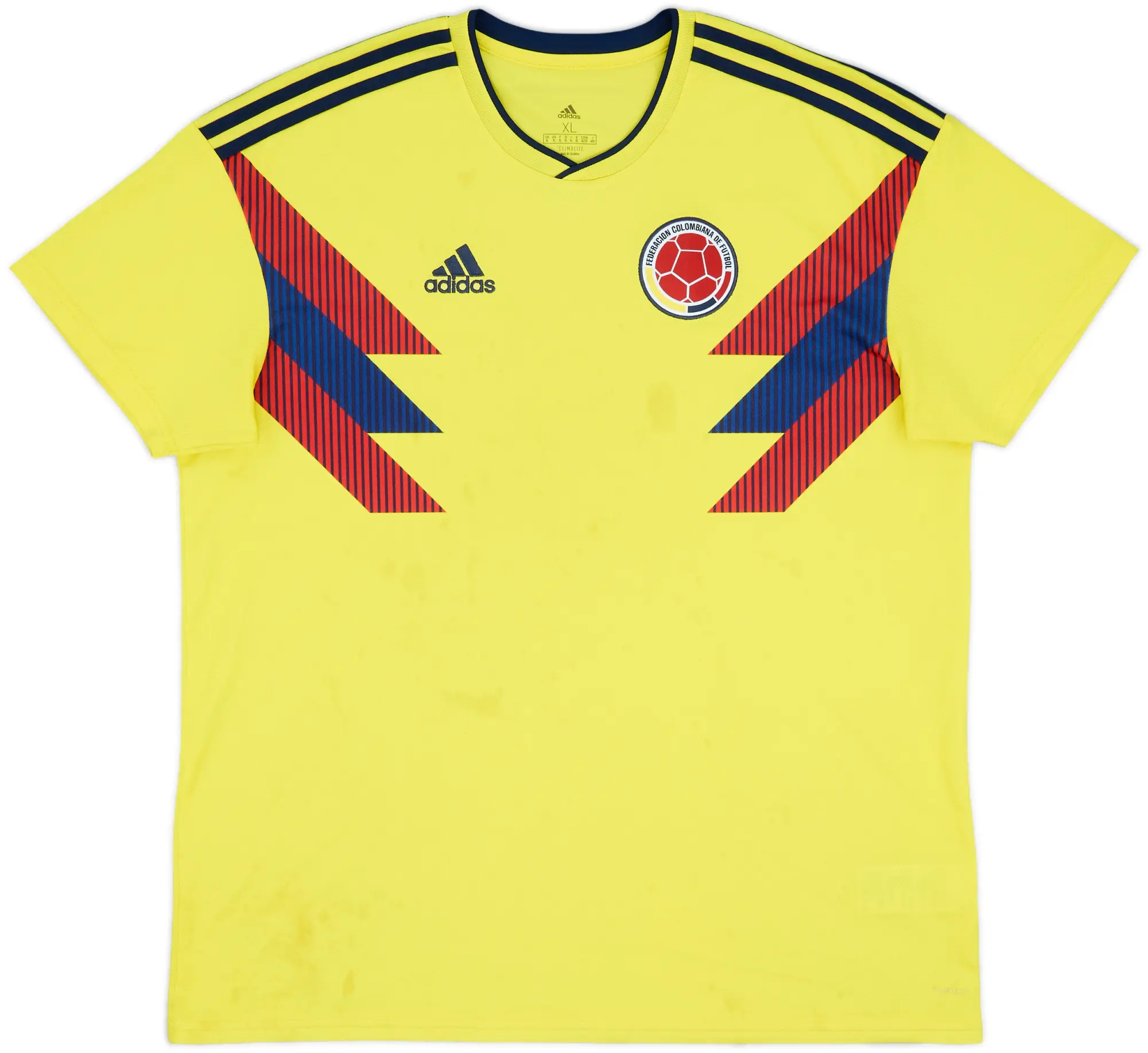 adidas Colombia Mens SS Home Shirt 2018