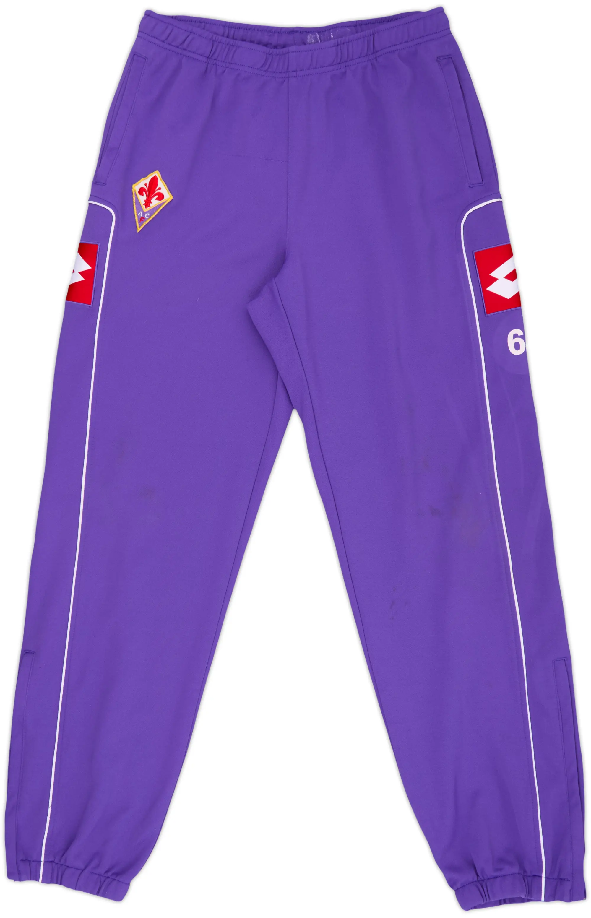 2005-06 Fiorentina Player Issue Lotto Track Pants/Bottoms #61 - 9/10 - (L)