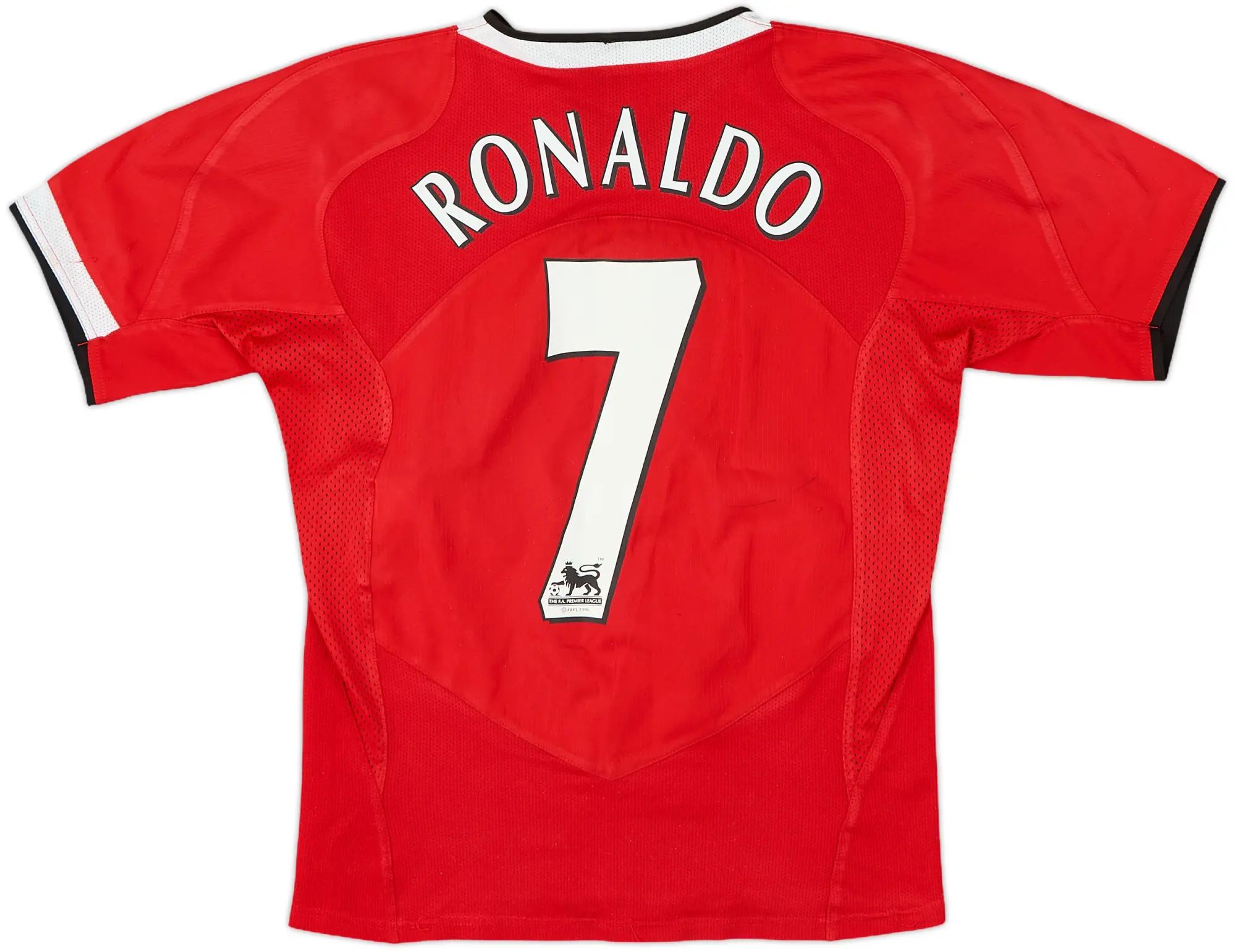Nike Manchester United Boys SS Home Shirt 2002/04