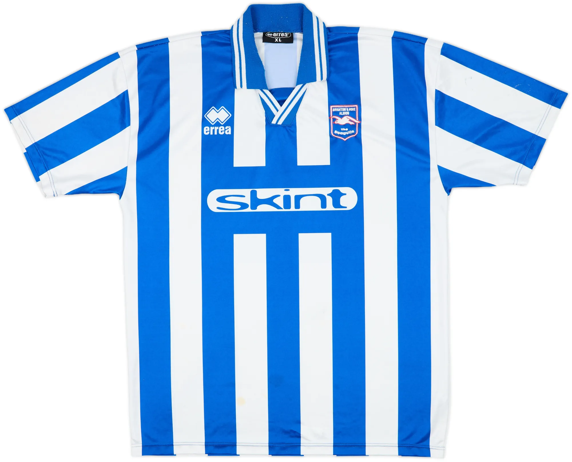 Errea Brighton & Hove Albion Mens SS Home Shirt 1999/00