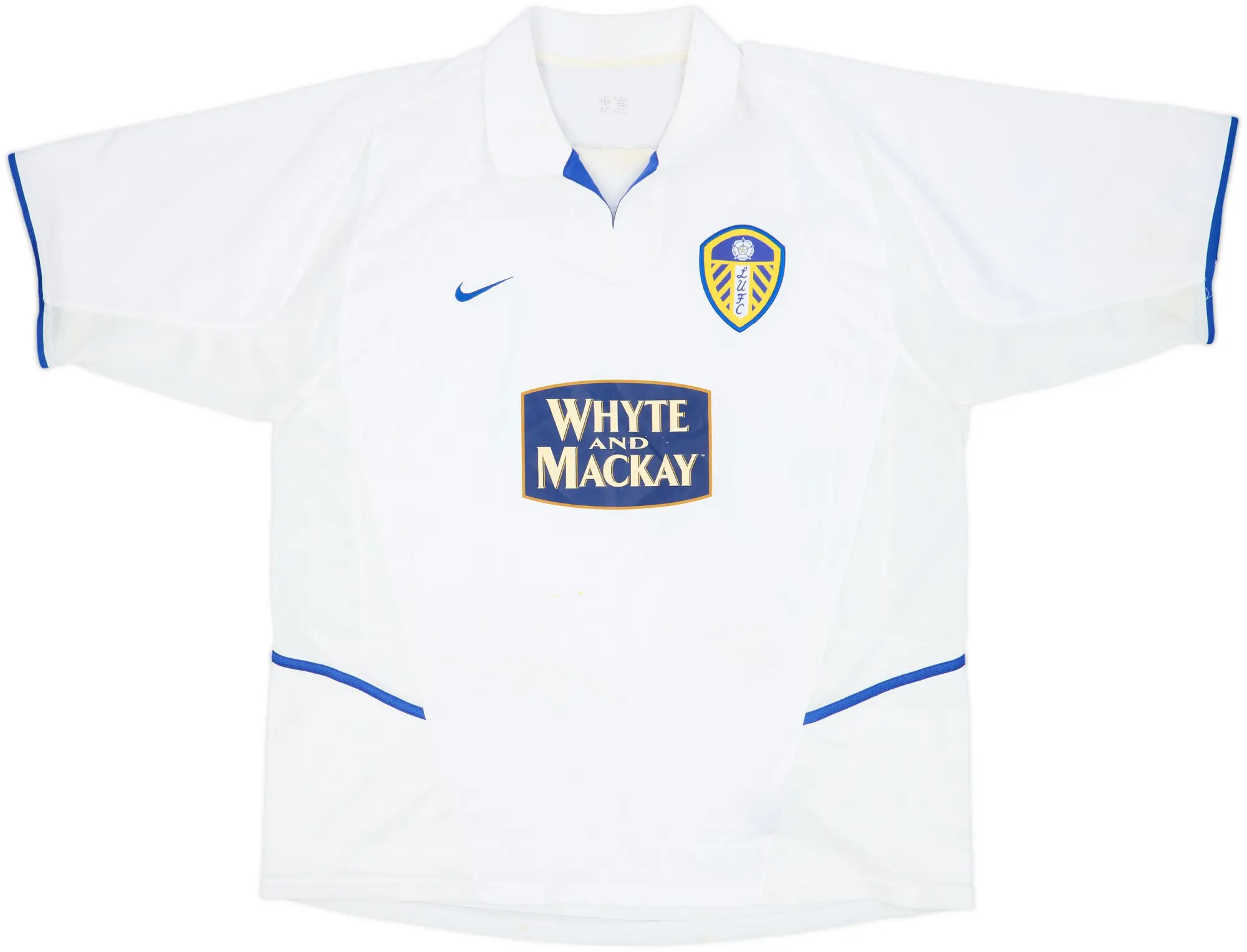 Nike Leeds United Mens SS Home Shirt 2003/04