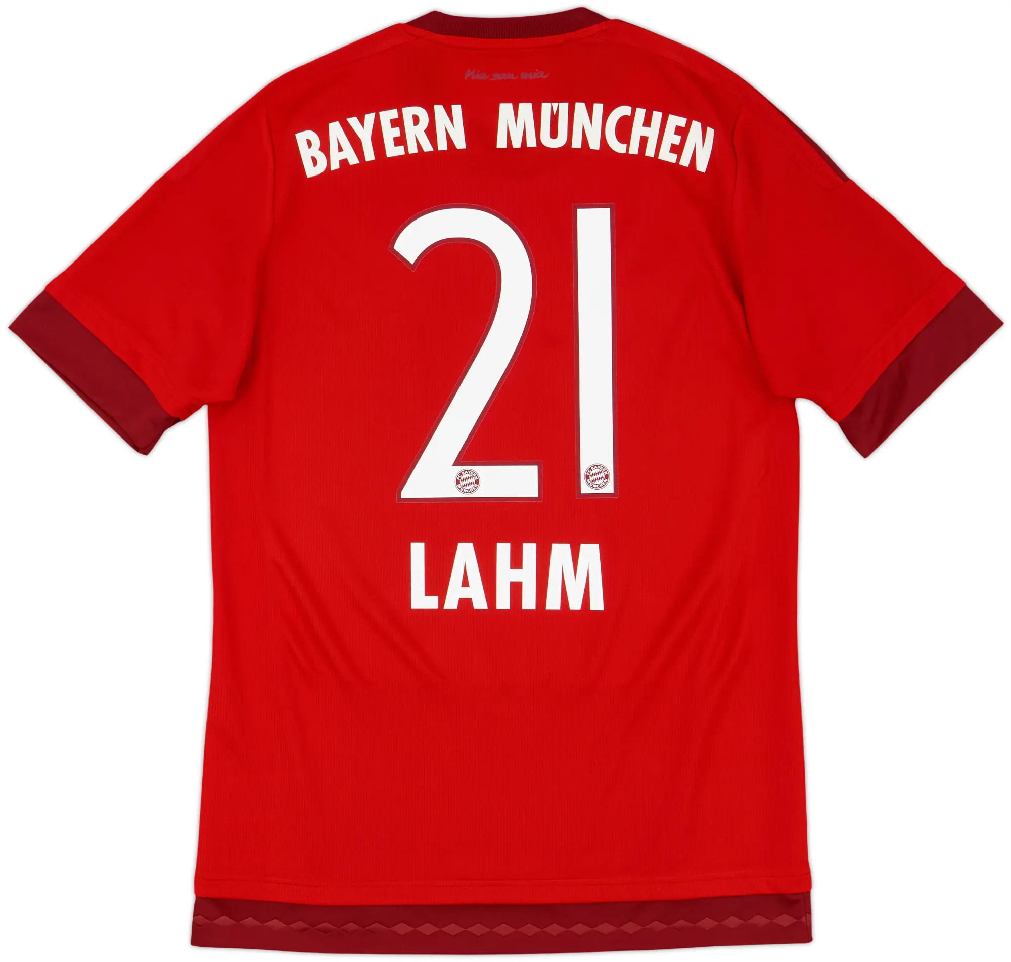 adidas Bayern Munich Mens SS Home Shirt 2015/16