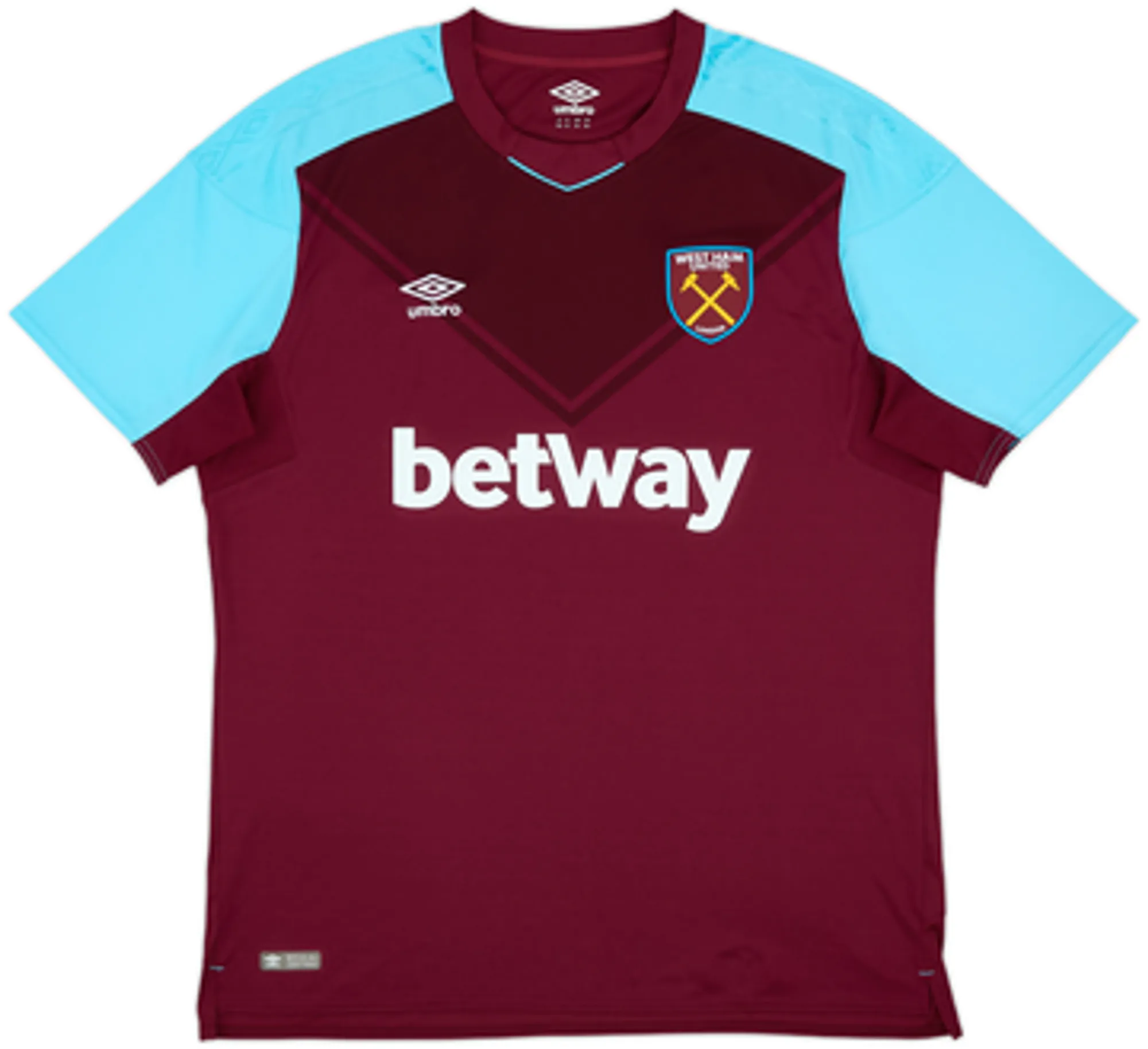 Umbro West Ham United Mens SS Home Shirt 2017/18