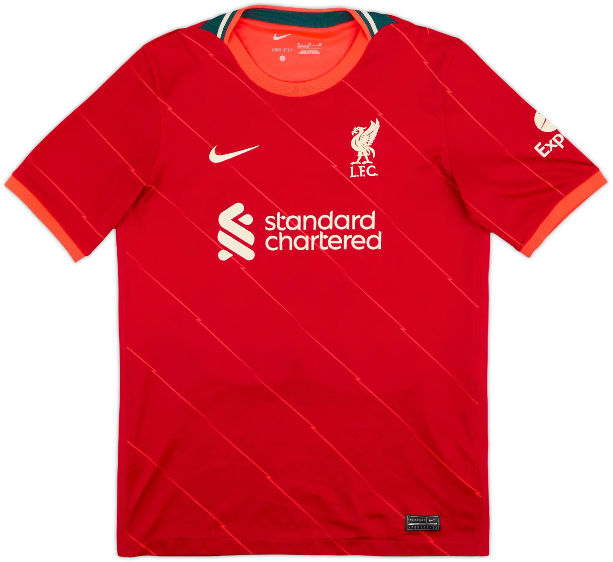 Nike Liverpool Boys SS Home Shirt 2021/22