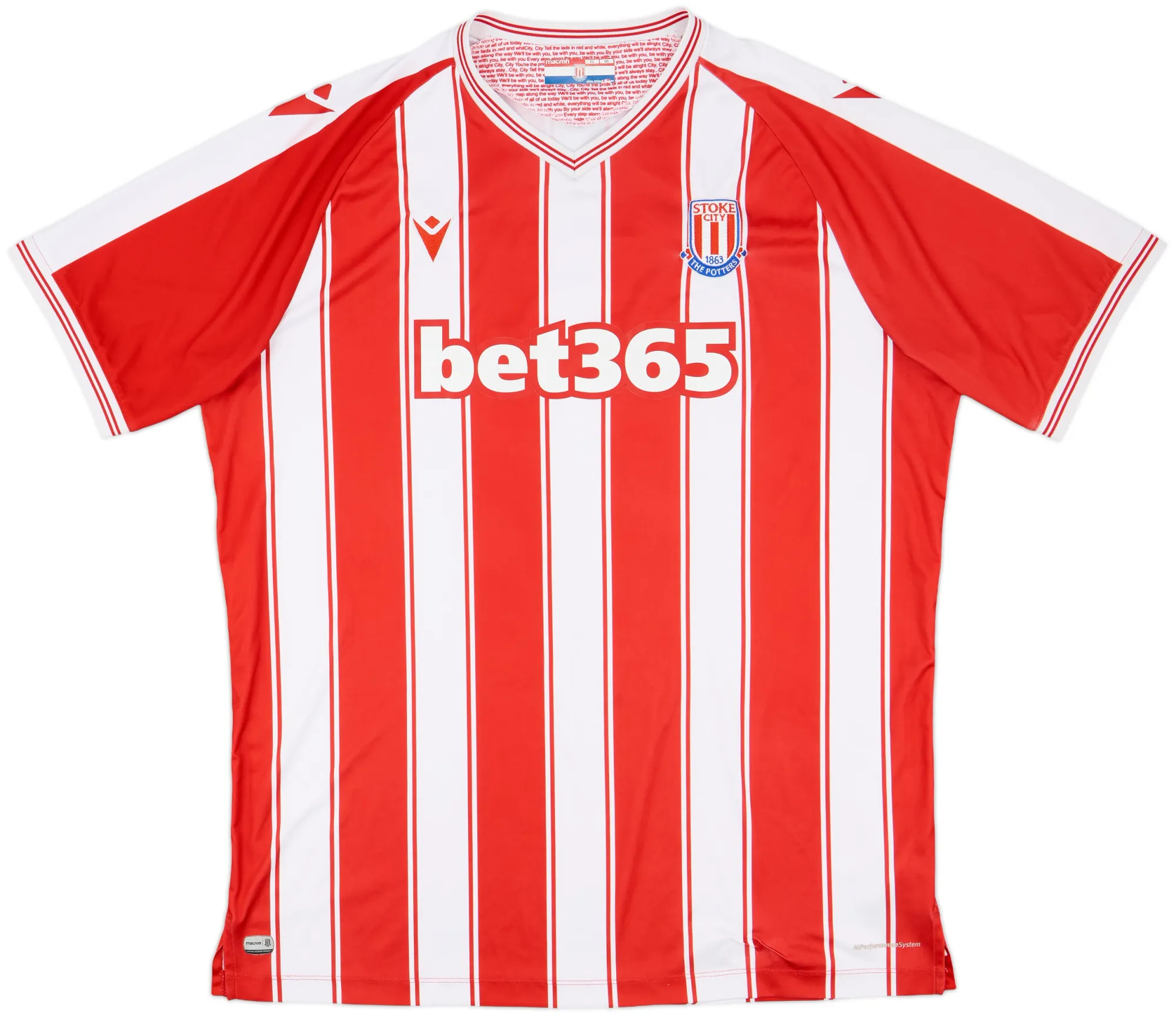 Macron Stoke City Mens SS Home Shirt 2020/21
