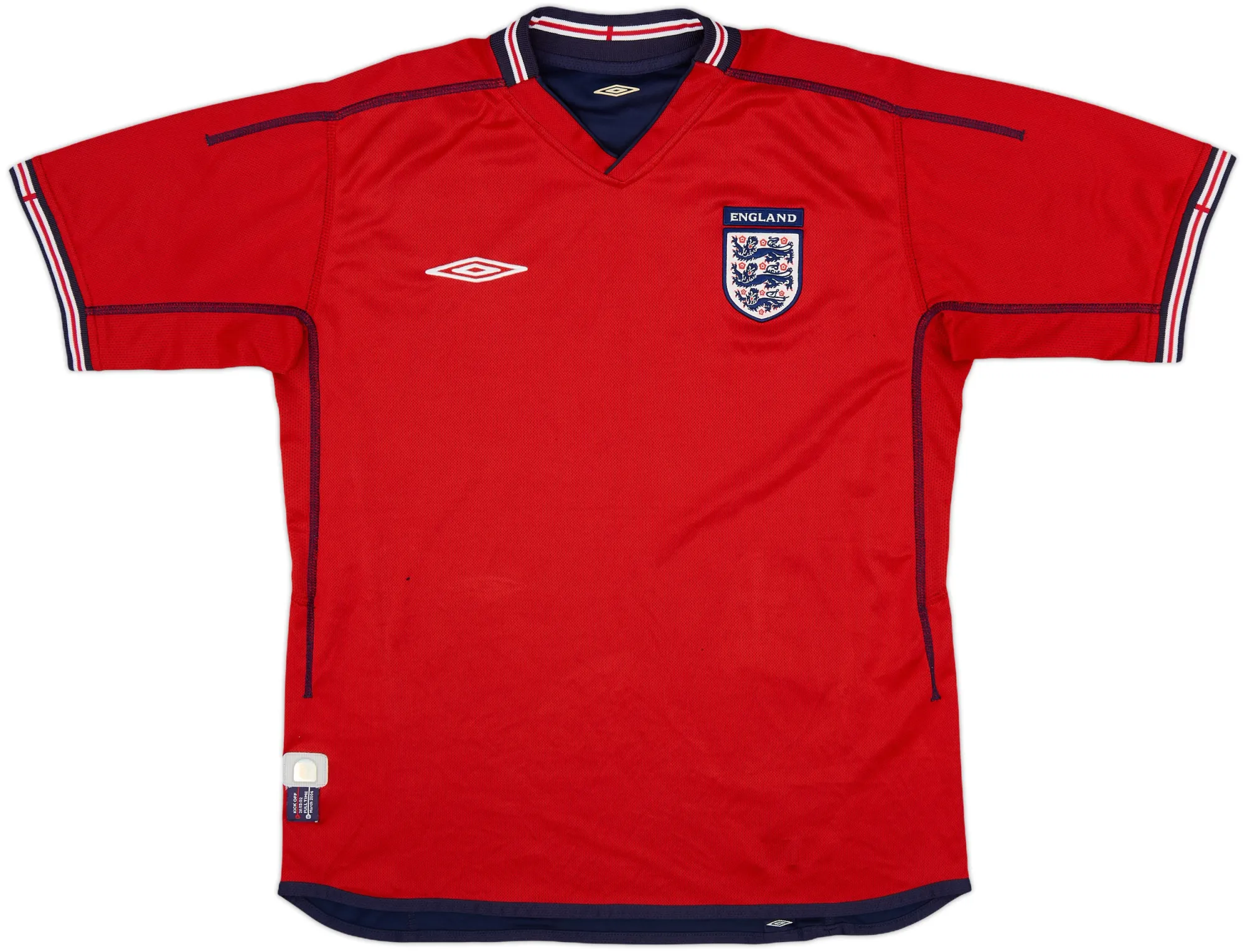 Umbro England Mens SS Away Shirt 2002