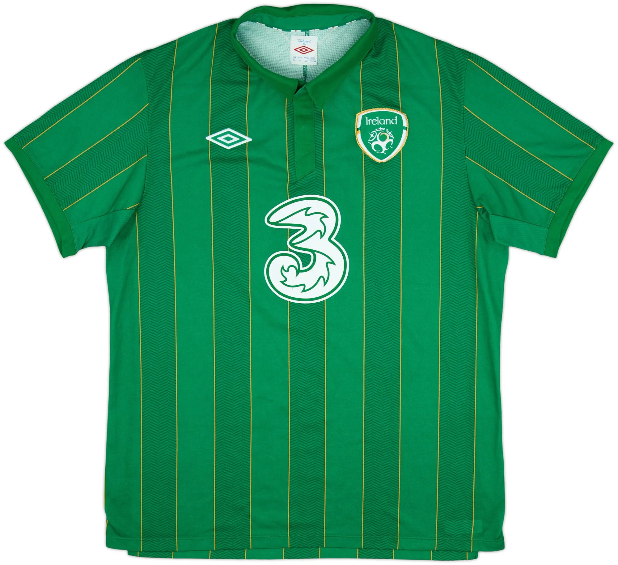 Umbro Republic of Ireland Mens SS Home Shirt 2011