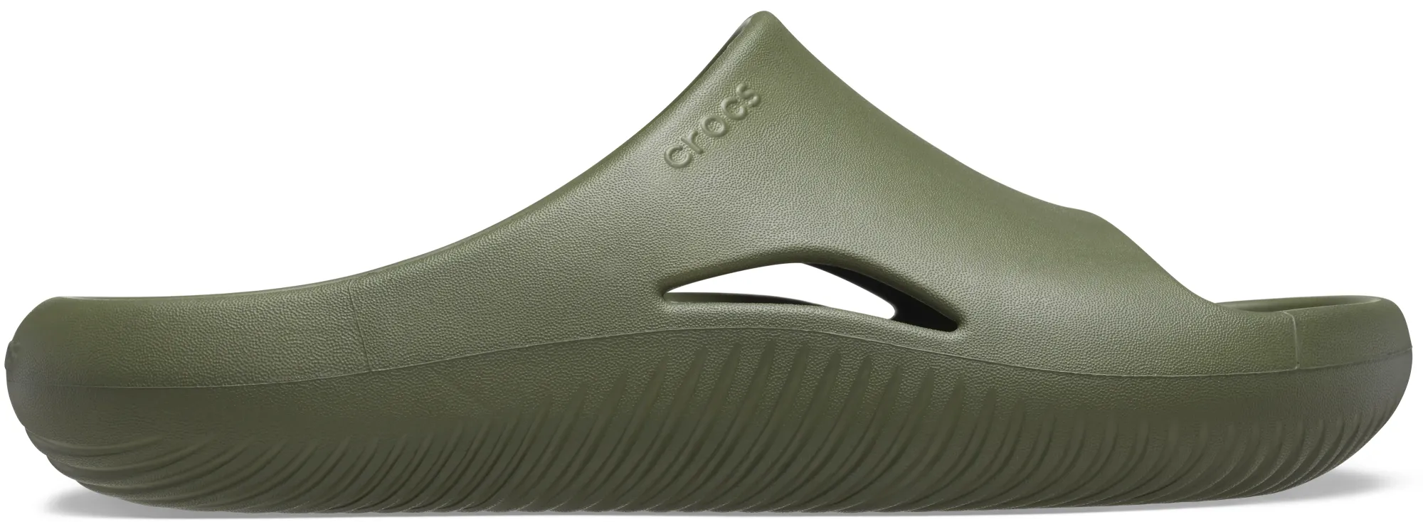 Crocs | Unisex | Mellow Recovery | Slides | Army Green | W4/M3