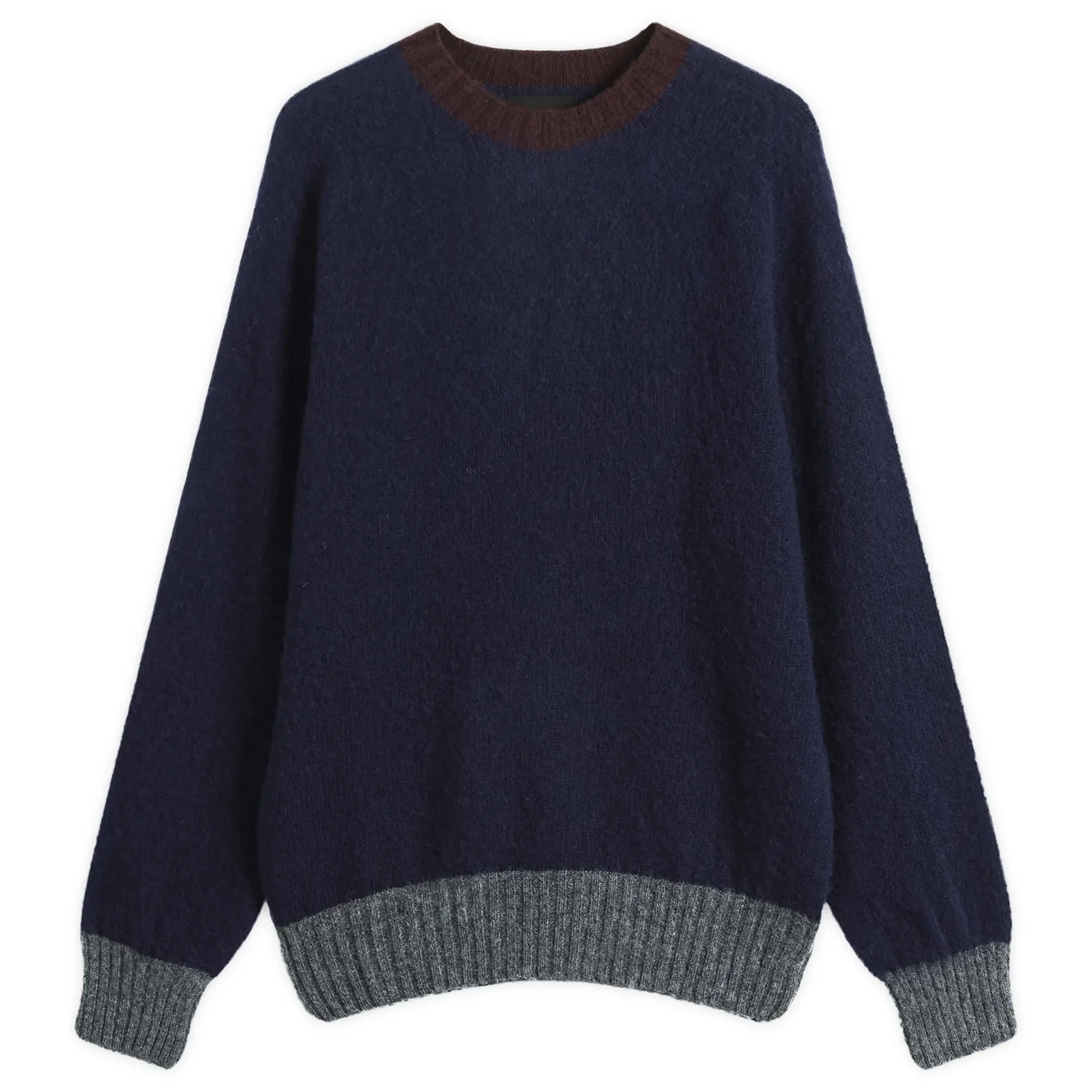 Howlin' Captain Harry Contrast Trim Jumper Navy