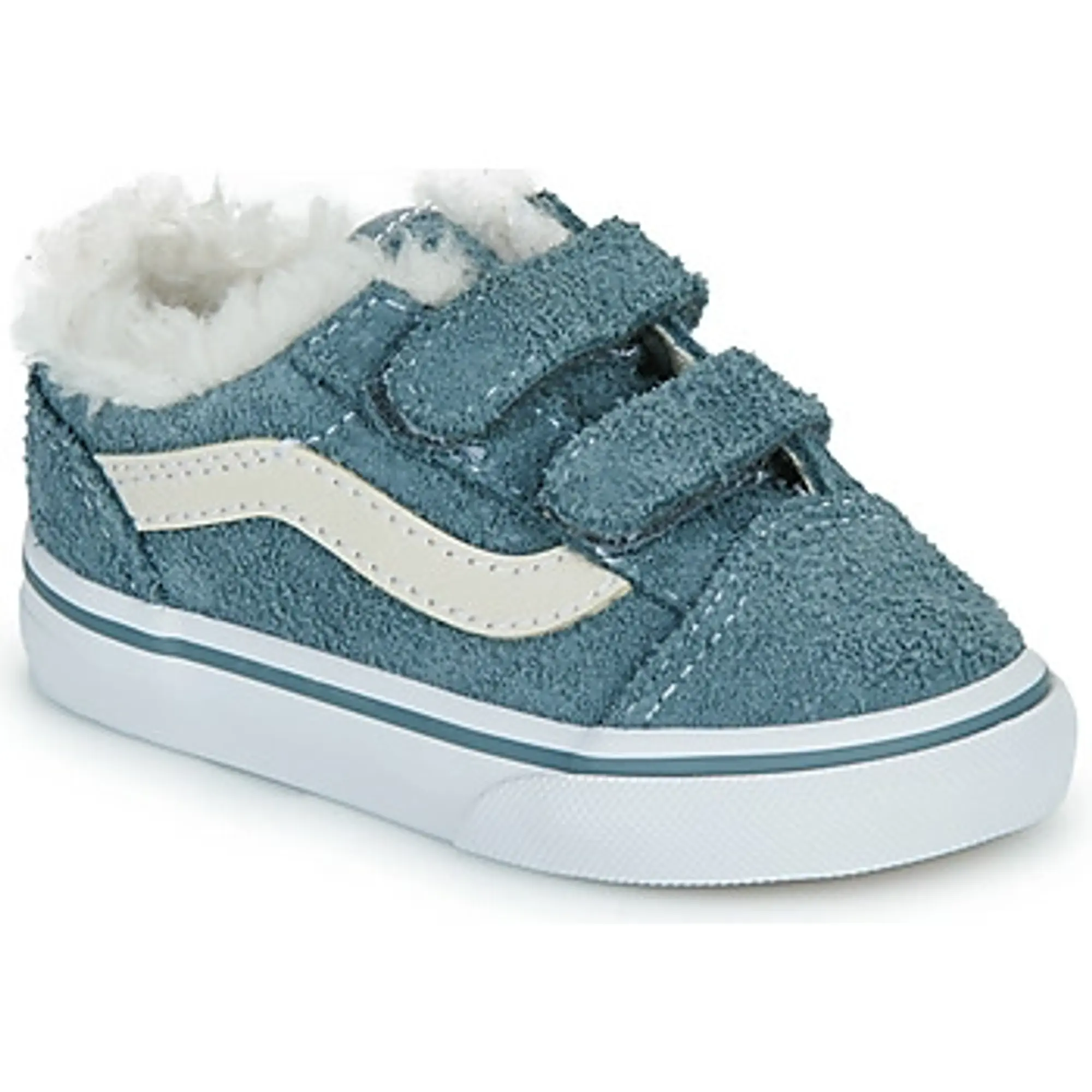 Vans  Old Skool V  boys's Children's Shoes (Trainers) in Blue