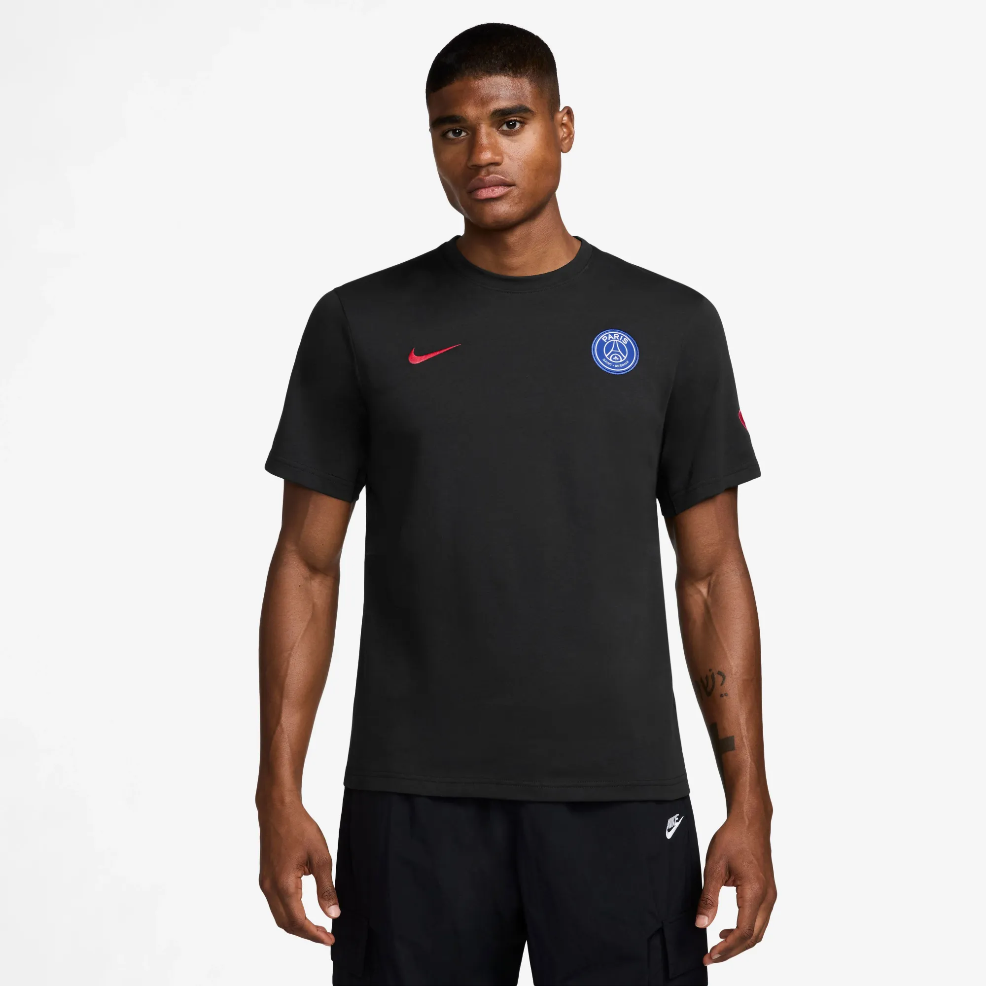 Nike PSG Dri-Fit Primary Statement S/S Shirt - Black/Red - 2025-2026