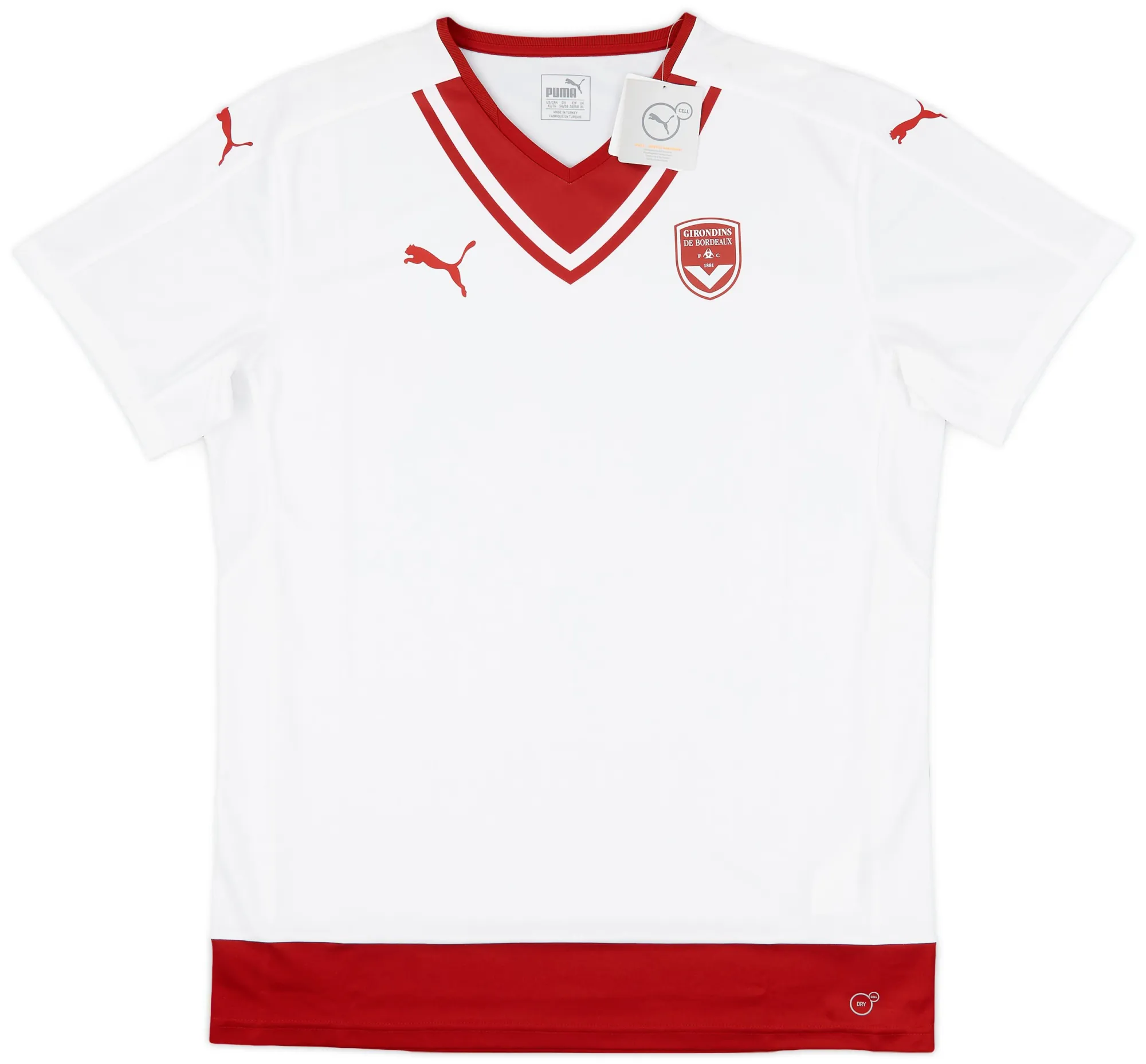 Puma Bordeaux Mens SS Away Shirt 2016/17
