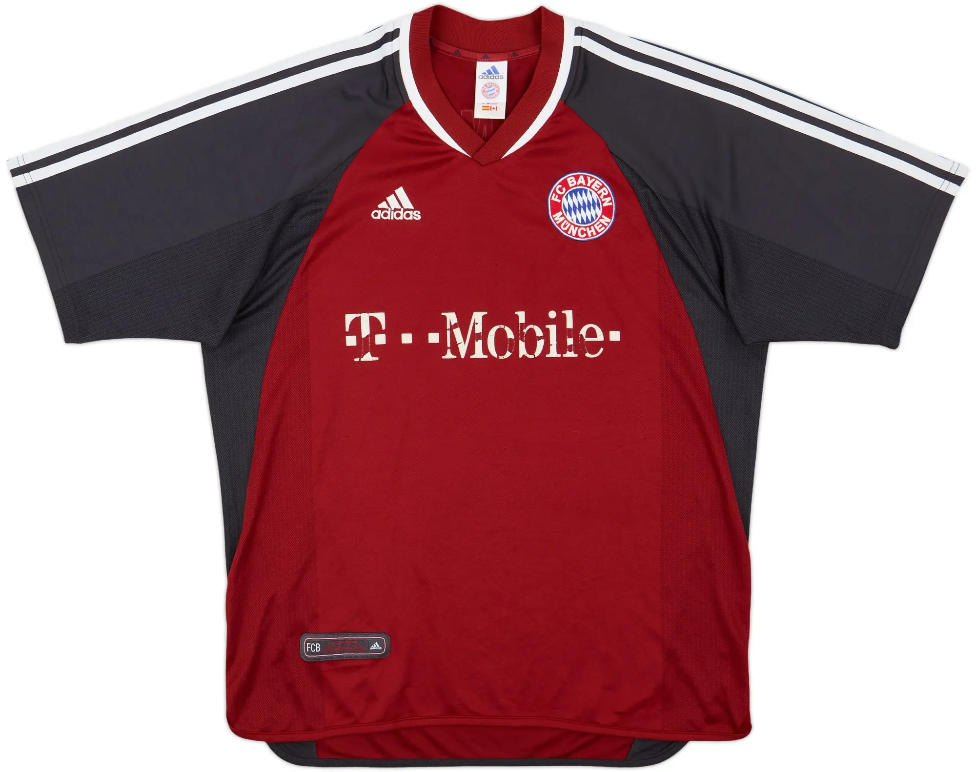 adidas Bayern Munich Mens SS Home Shirt 2002/03