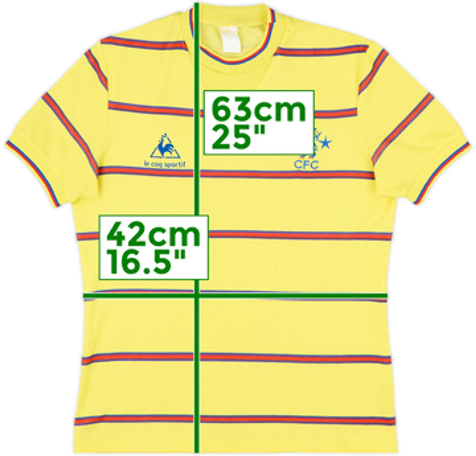 LeCoqSportif Chelsea Mens SS Away Shirt 1983/85