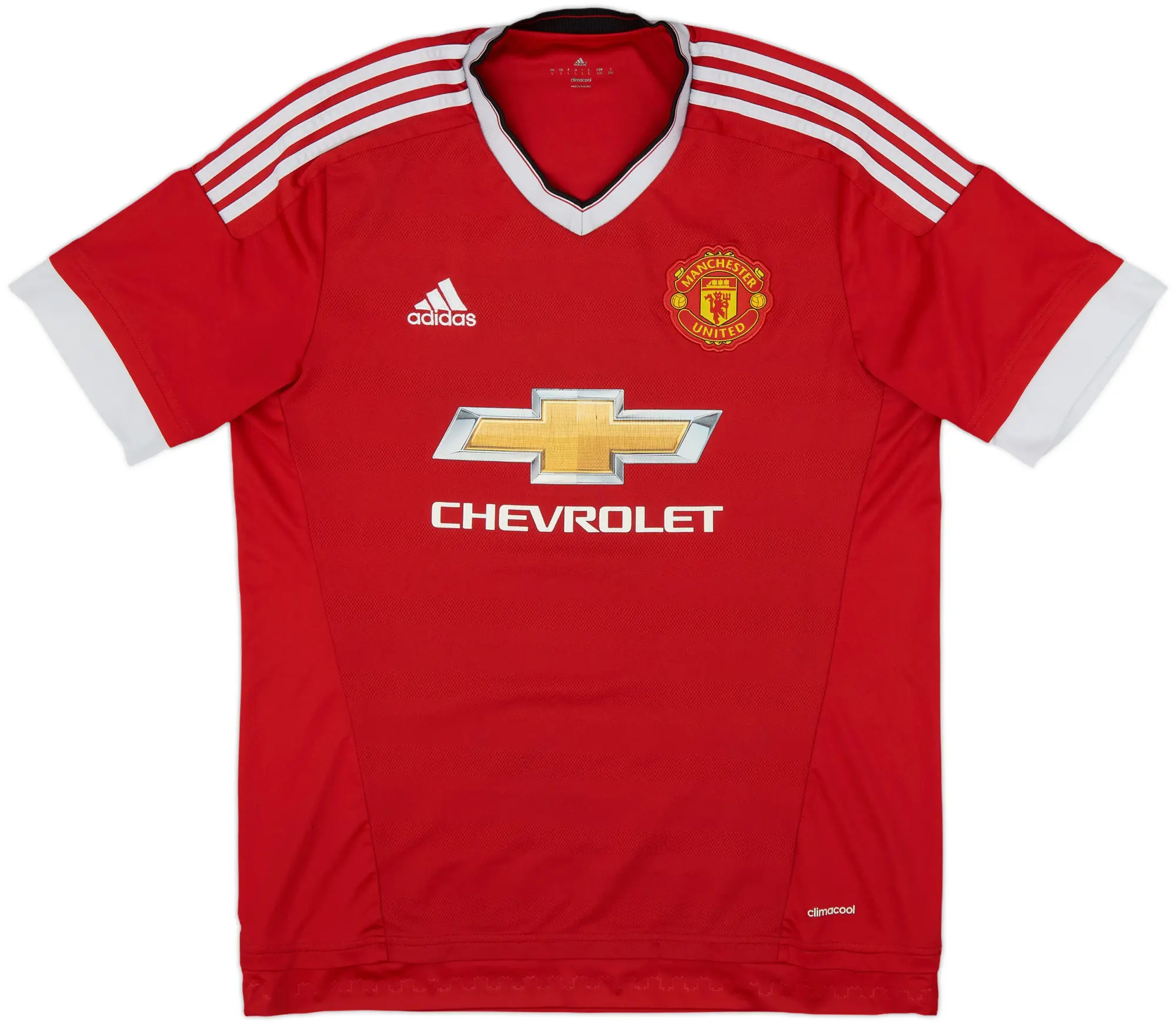 adidas Manchester United Mens SS Home Shirt 2015/16