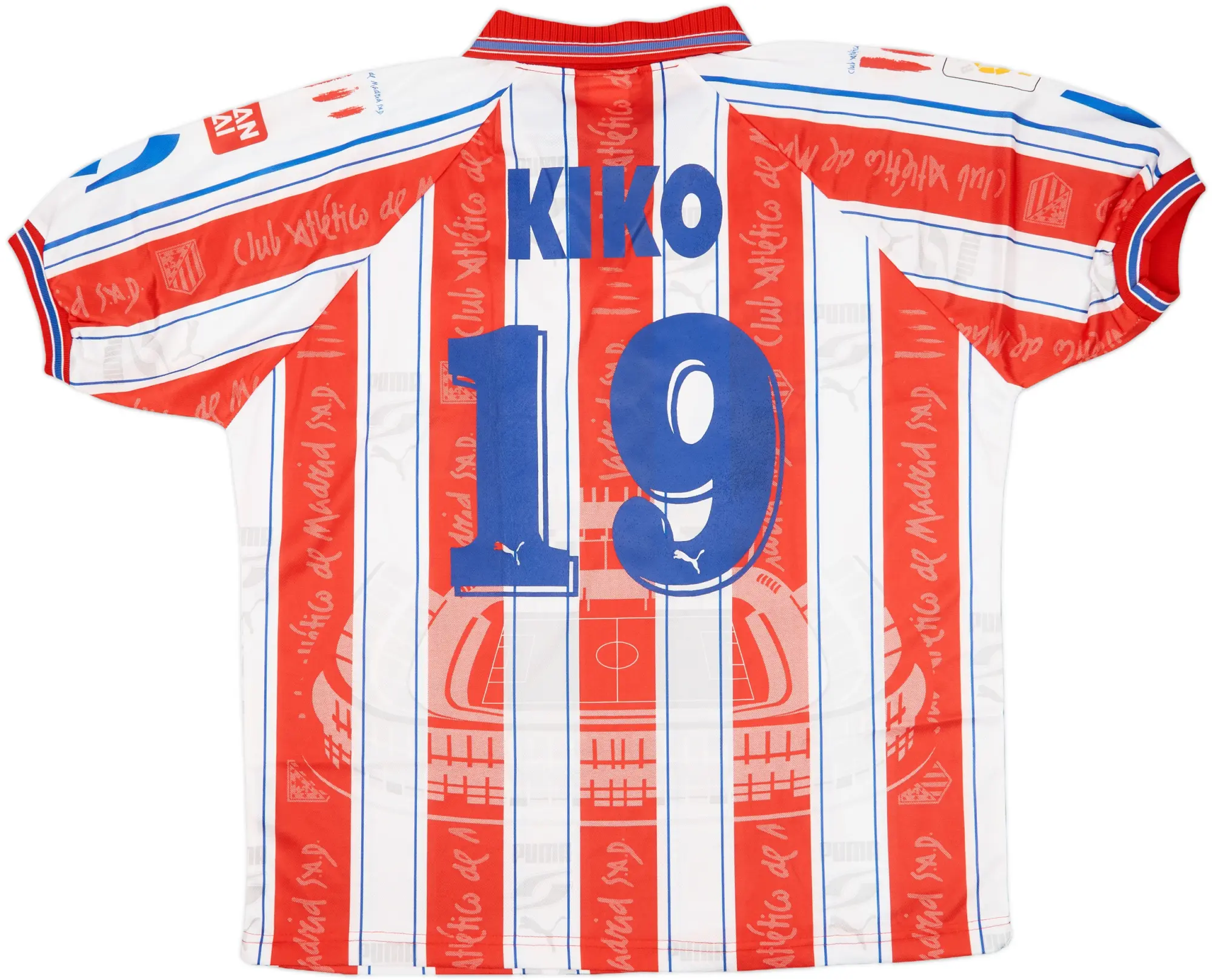 Puma Atlético Madrid Mens SS Home Shirt 1996/97