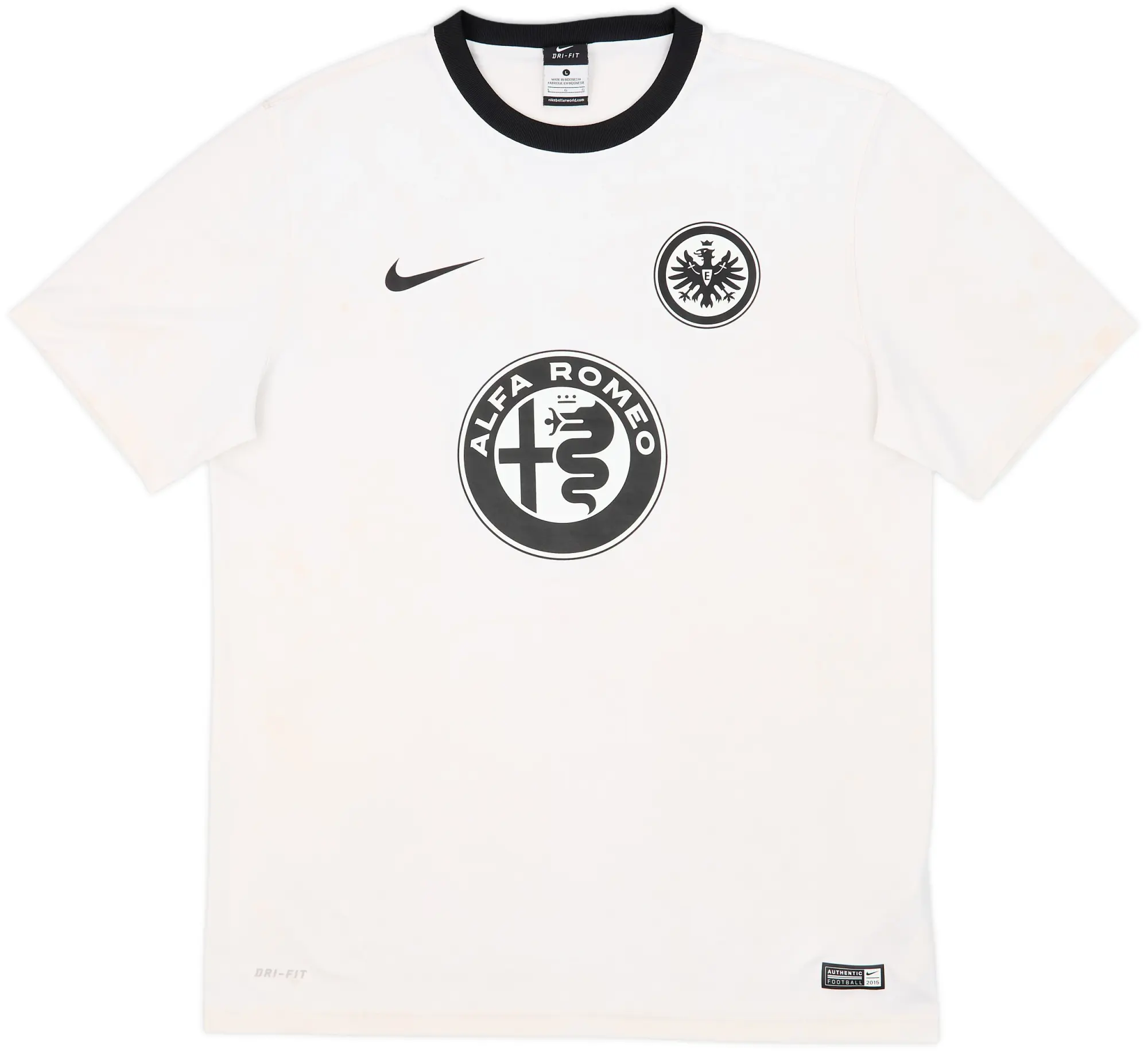 Nike Eintracht Frankfurt Mens SS Away Shirt 2015/16