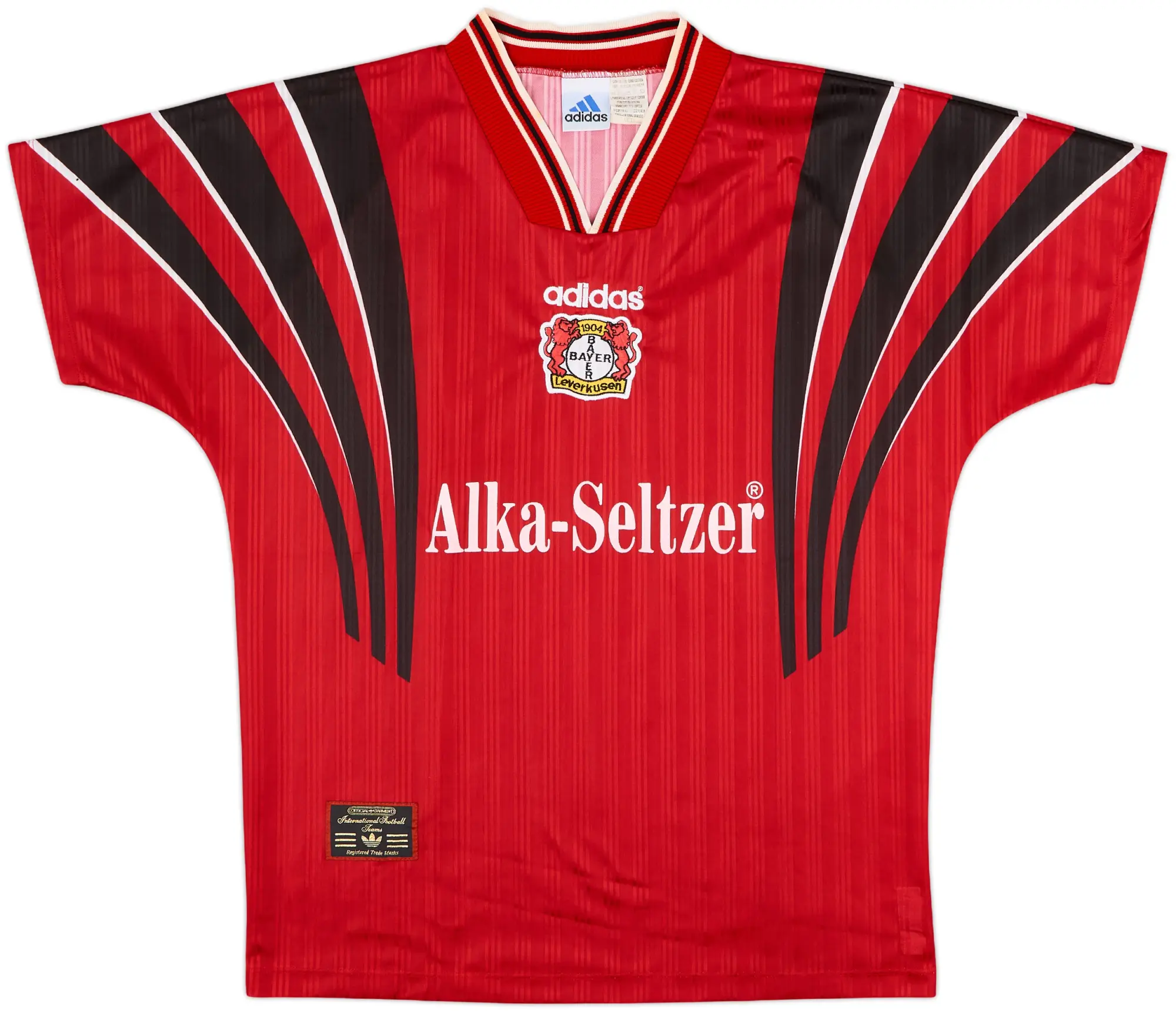 adidas Bayer Leverkusen Mens SS Home Shirt 1996/97
