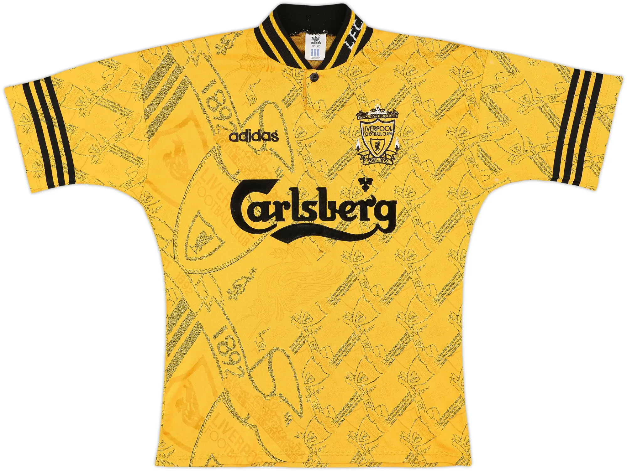 adidas Liverpool Mens SS Third Shirt 1994/96