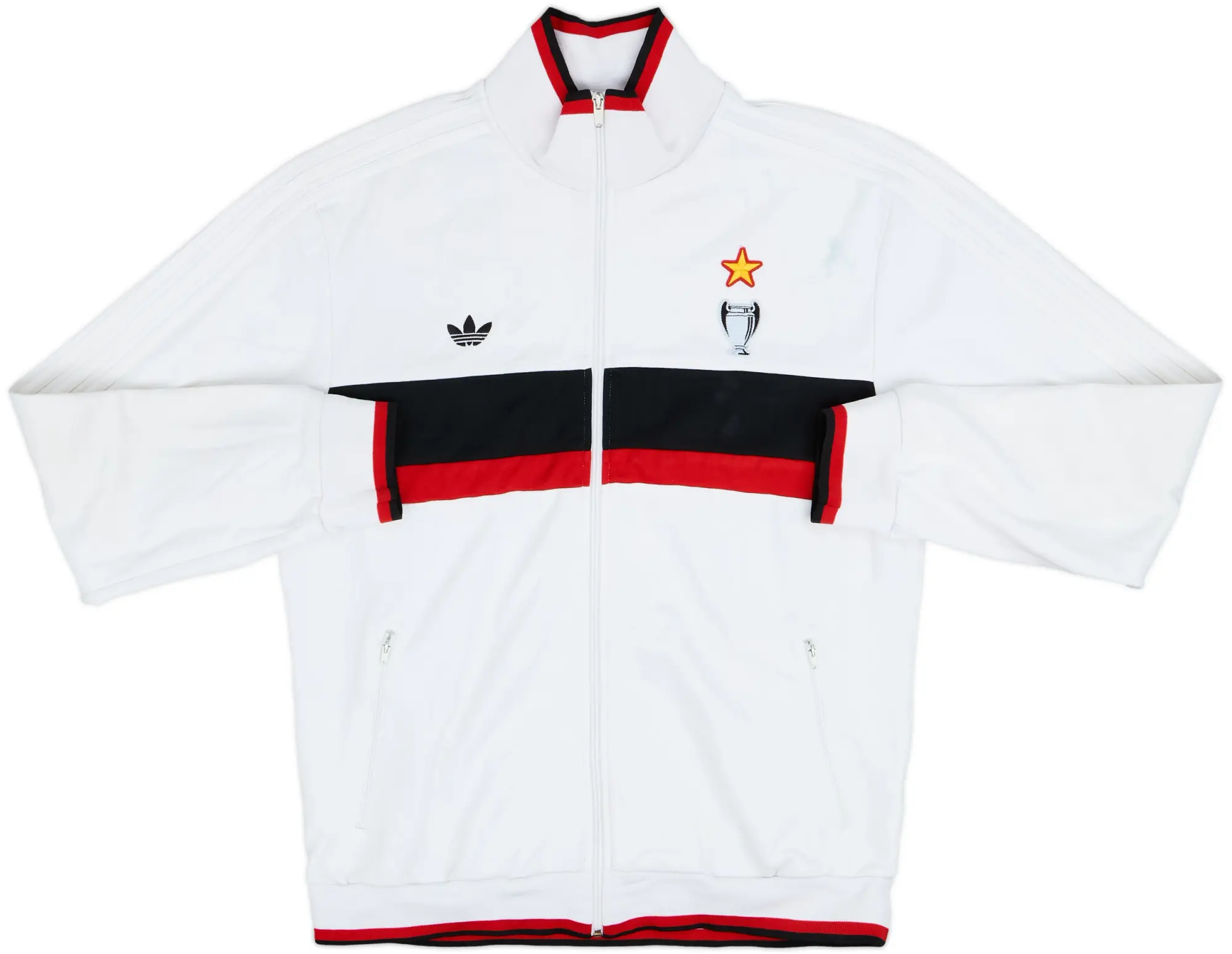 2007-08 AC Milan adidas Originals Retro Track Jacket - 7/10 - (XL)