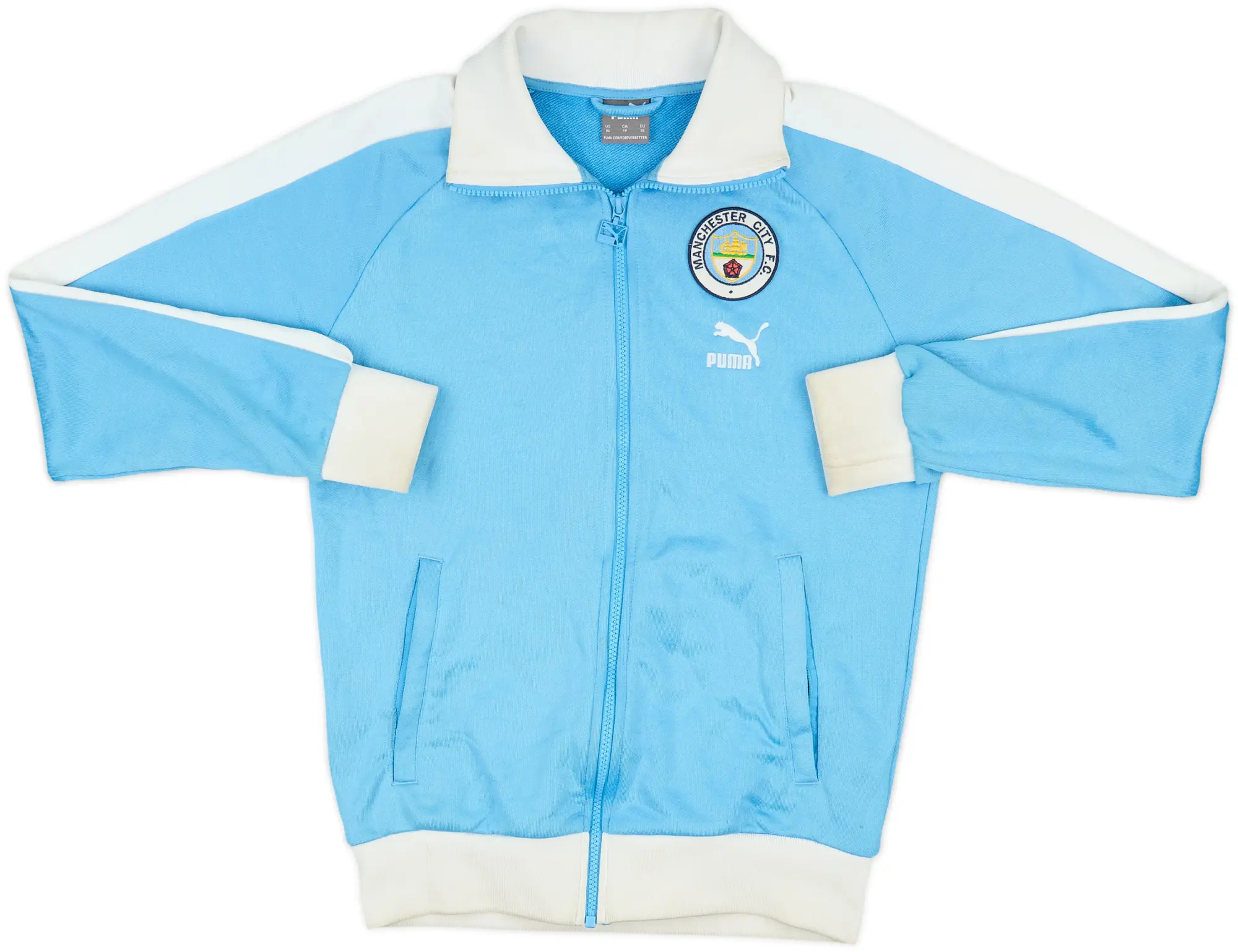 2022-23 Manchester City Puma ftblHeritage T7 Track Jacket - 6/10 - (XS)