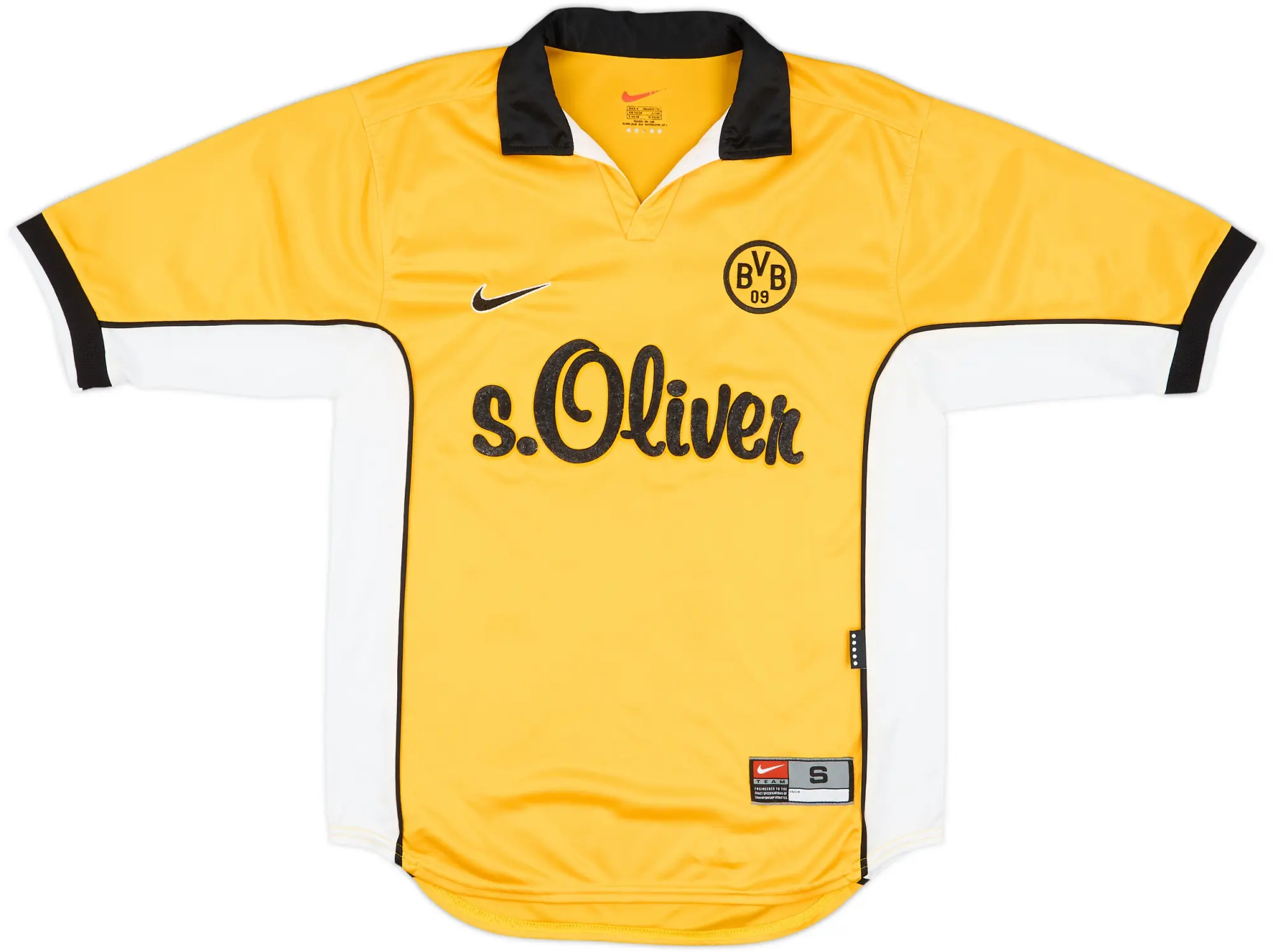 Nike Borussia Dortmund Mens SS Home Shirt 1998/00