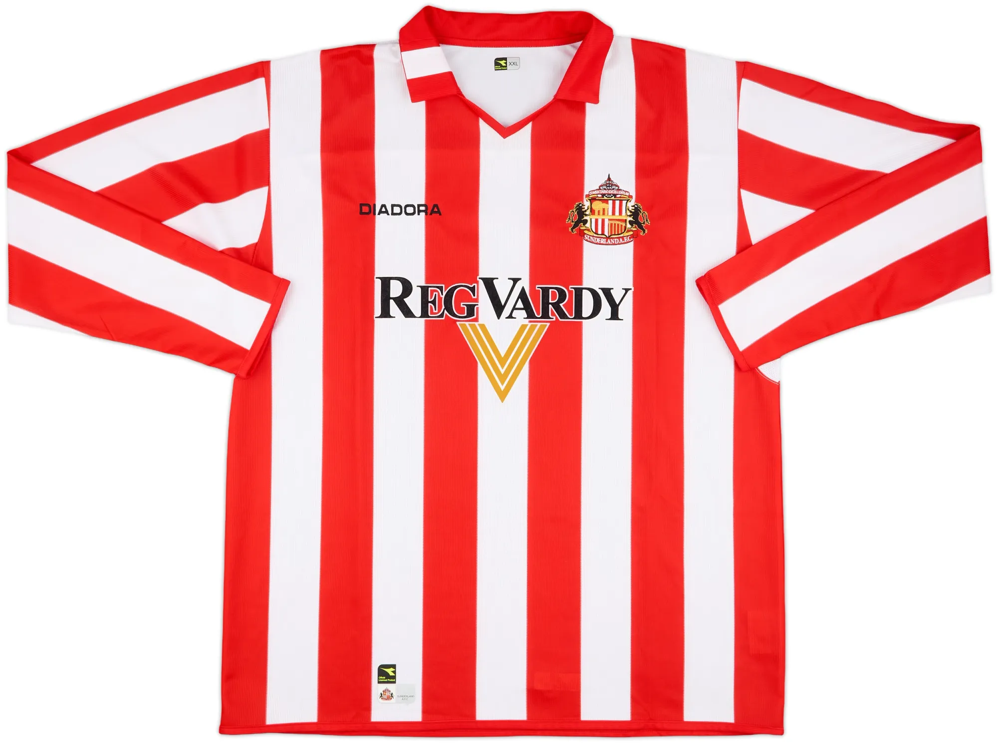 Diadora Sunderland Mens LS Home Shirt 2004/05