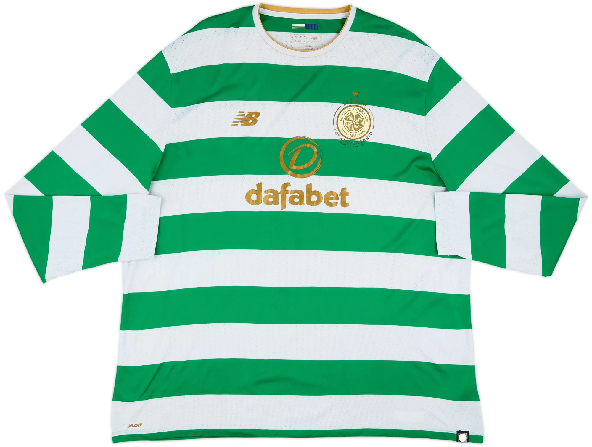NewBalance Celtic Mens LS Home Shirt 2017/18