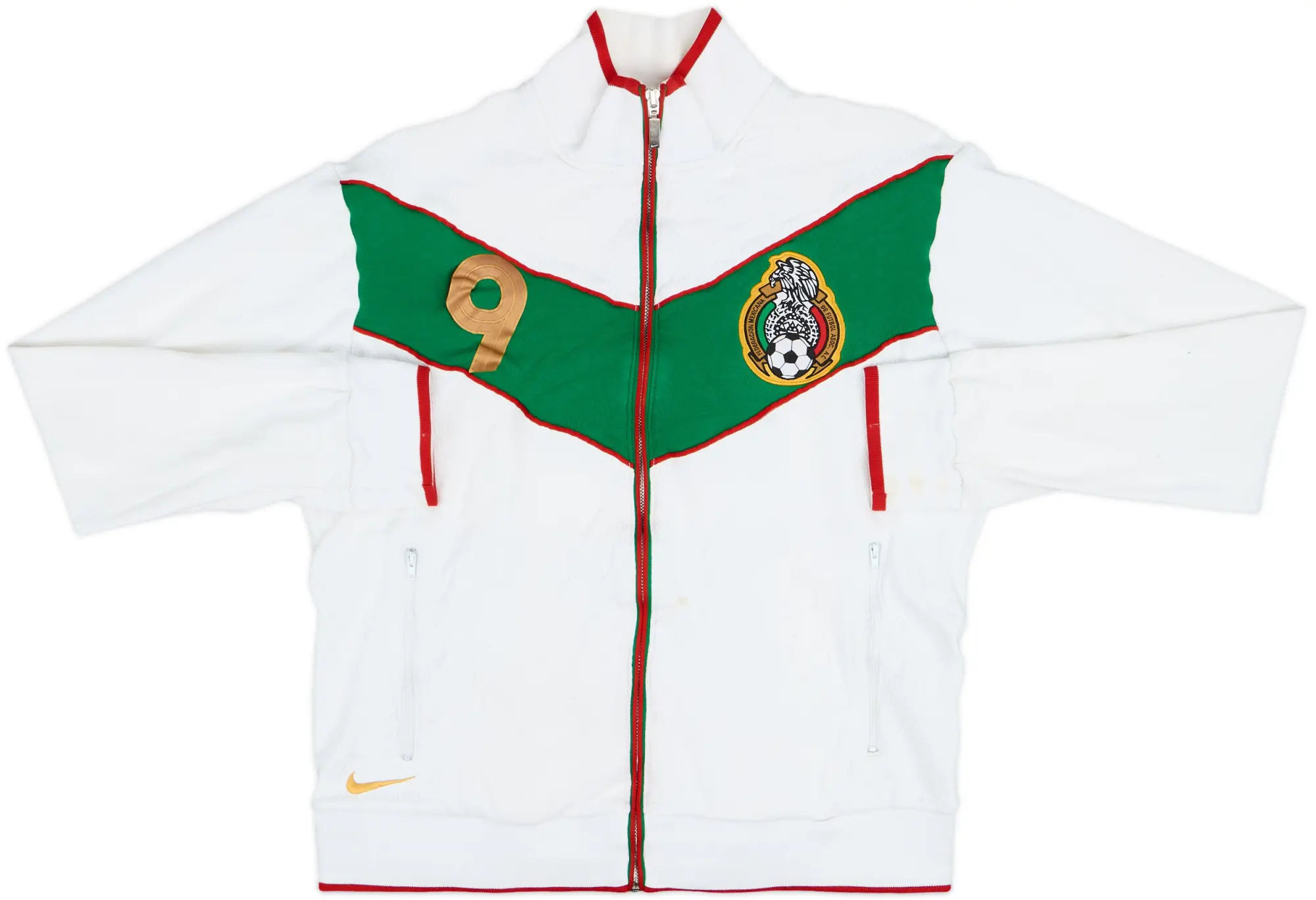 2006-07 Mexico Nike Track Jacket #9 - 4/10 - (M)