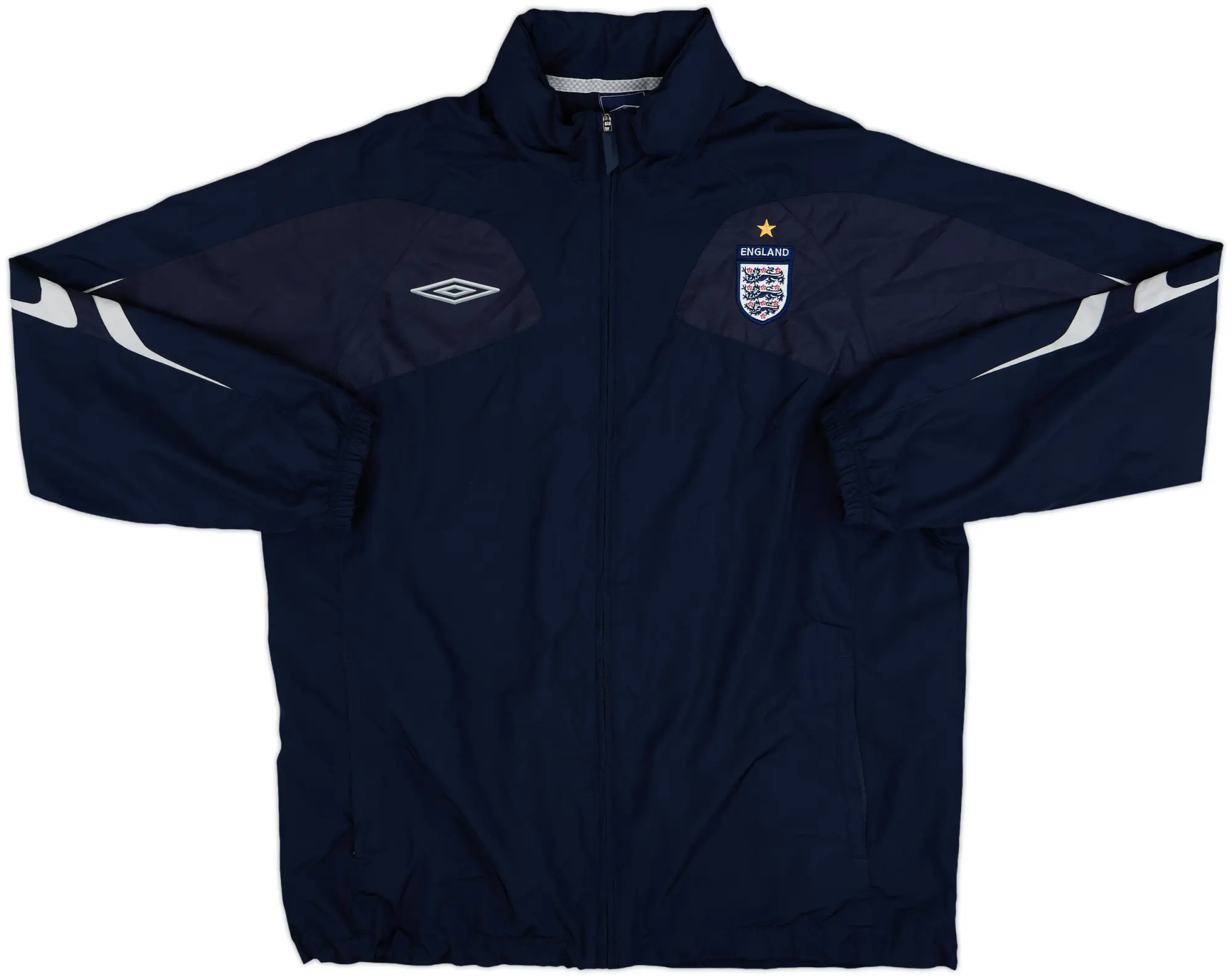 2006-07 England Umbro Hooded Rain Jacket - 8/10 - (XL)