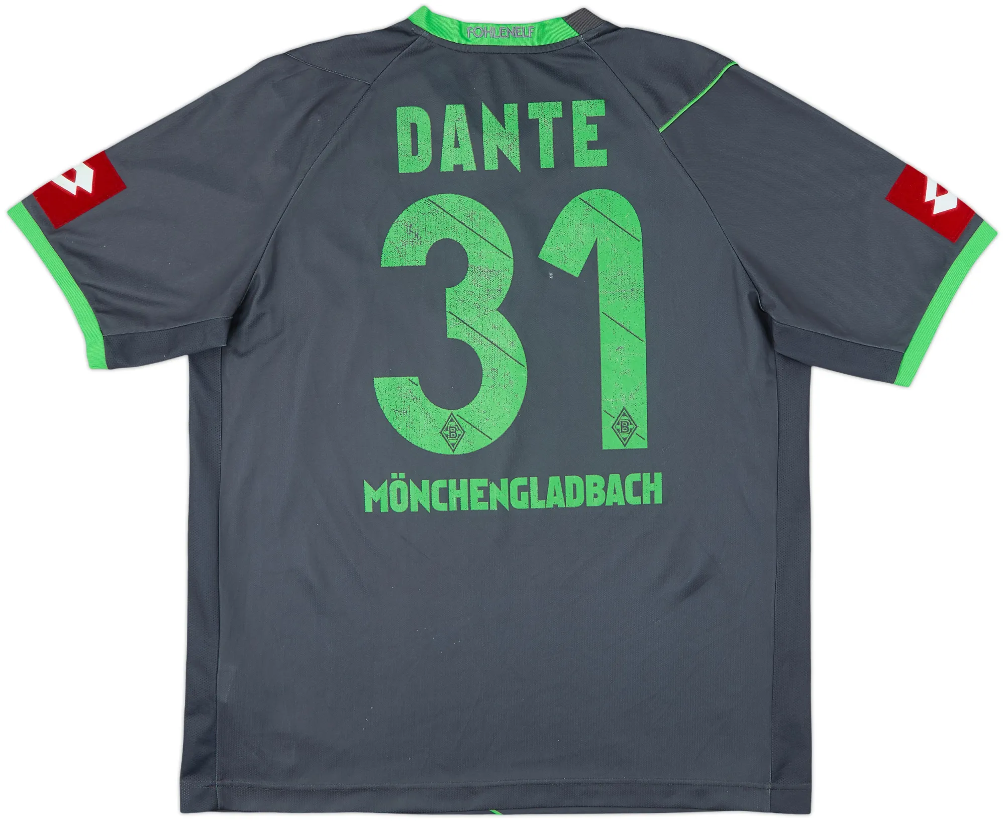 Lotto Borussia Monchengladbach Mens SS Away Shirt 2011/12