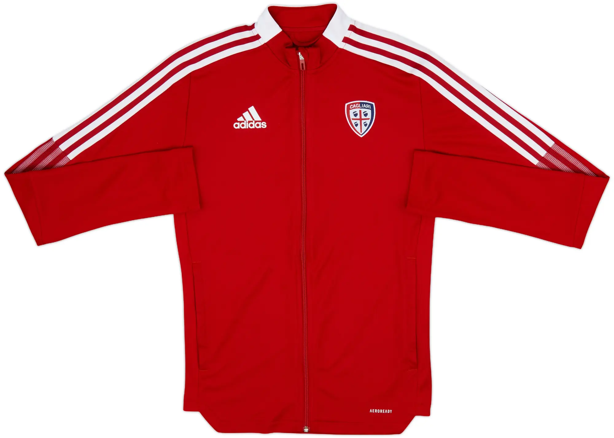 2020-21 Cagliari adidas Track Jacket - 10/10 - (XS)