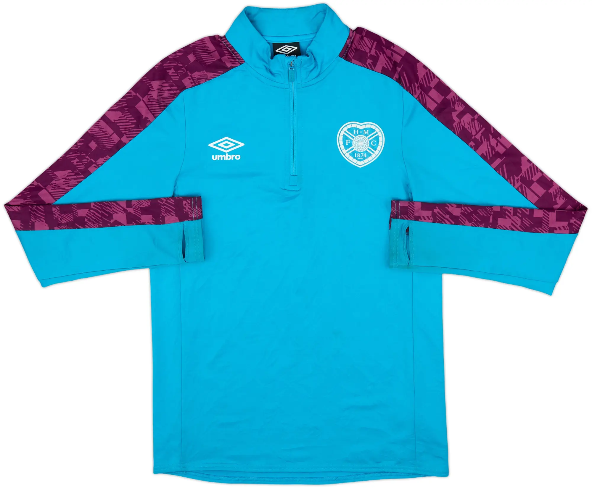 2021-22 Hearts Umbro 1/4 Zip Drill Top - 6/10 - (S)