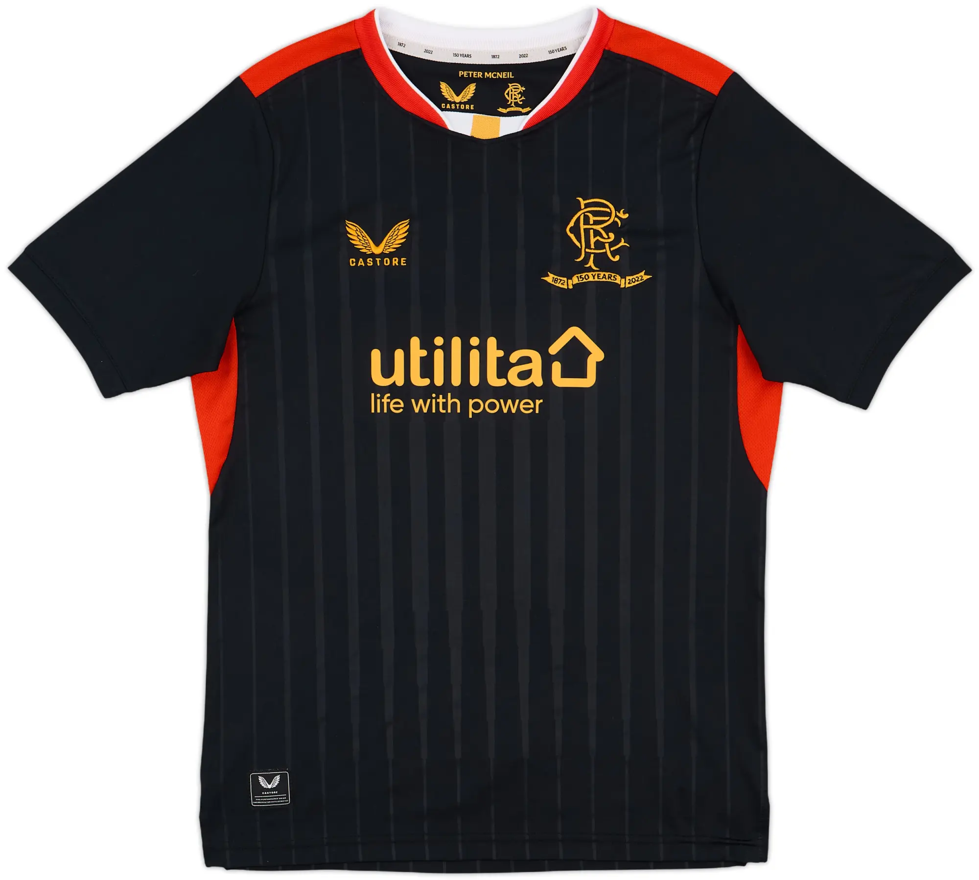 Castore Rangers Boys SS Away Shirt 2021/22