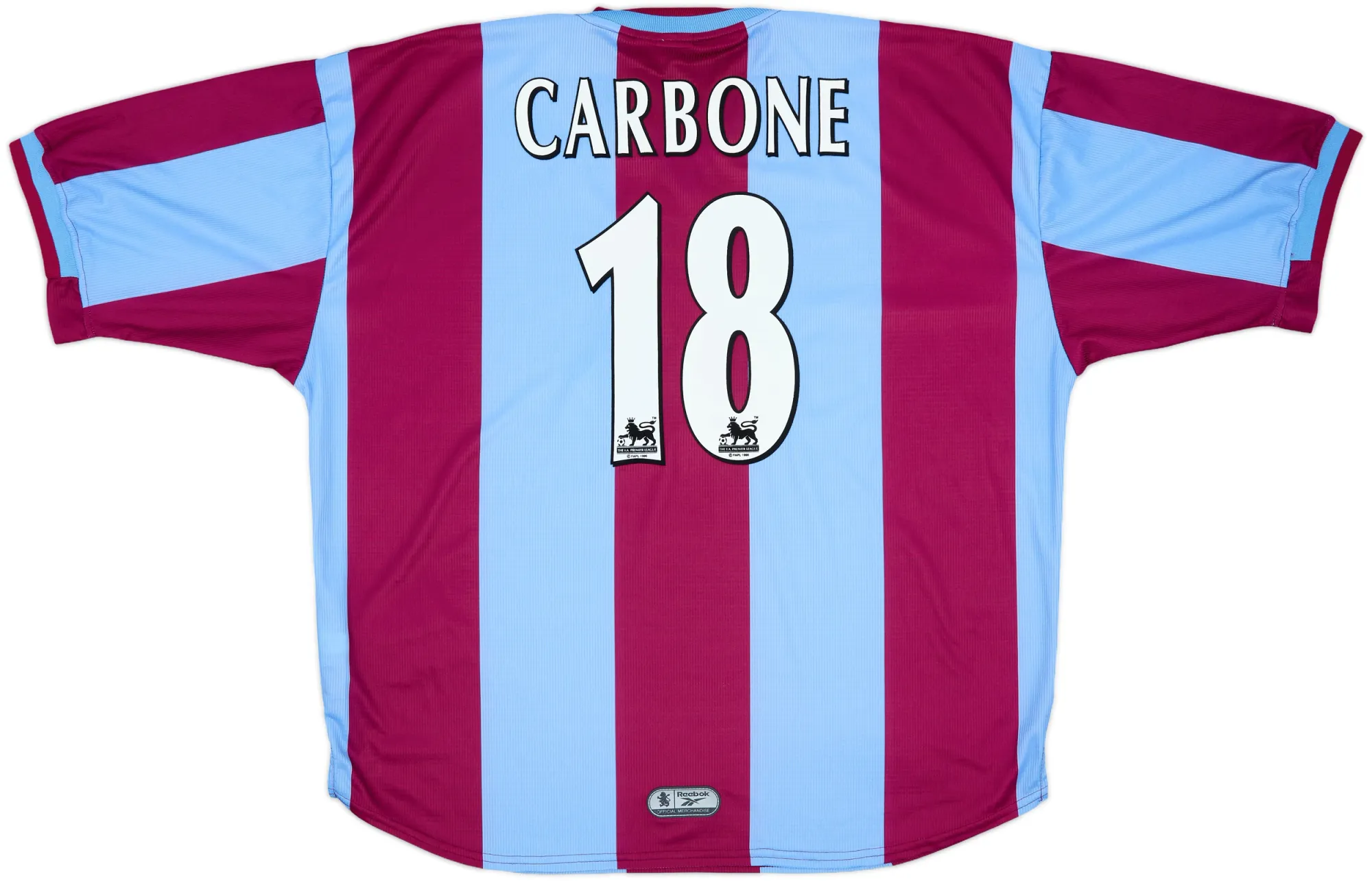 Reebok Aston Villa Mens SS Home Shirt 1999/00