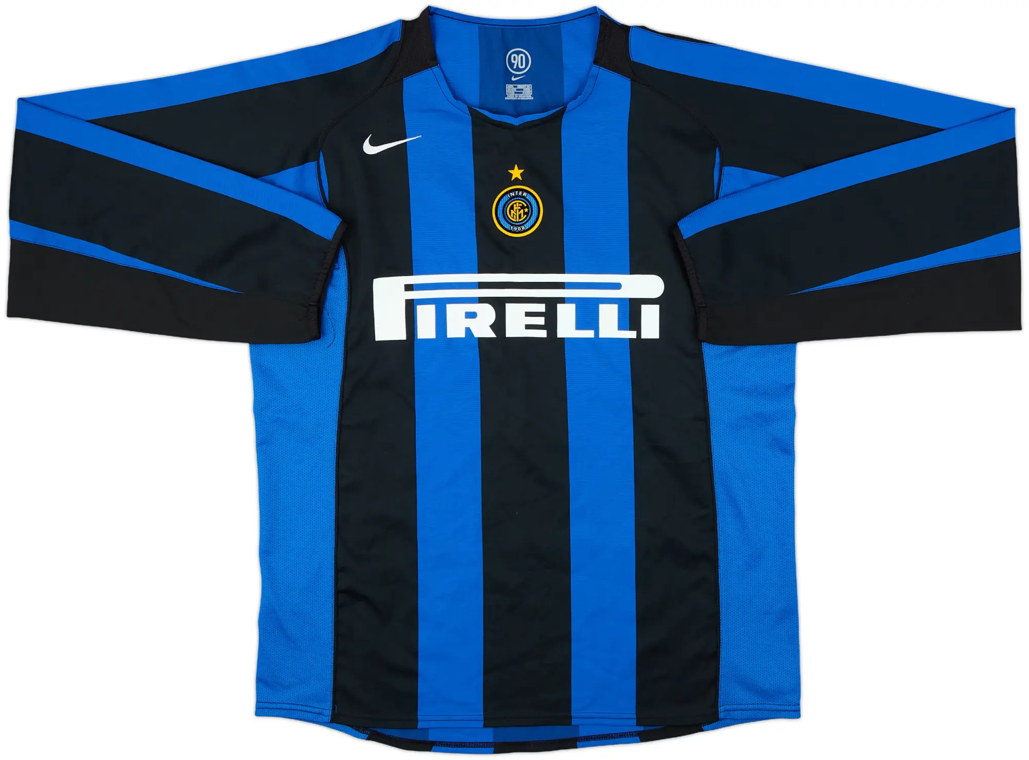 Nike Inter Milan Mens LS Home Shirt 2004/05