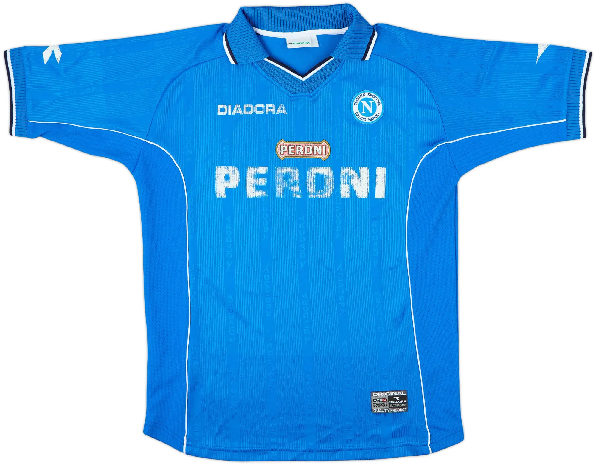 Diadora Napoli Mens SS Home Shirt 2000/01