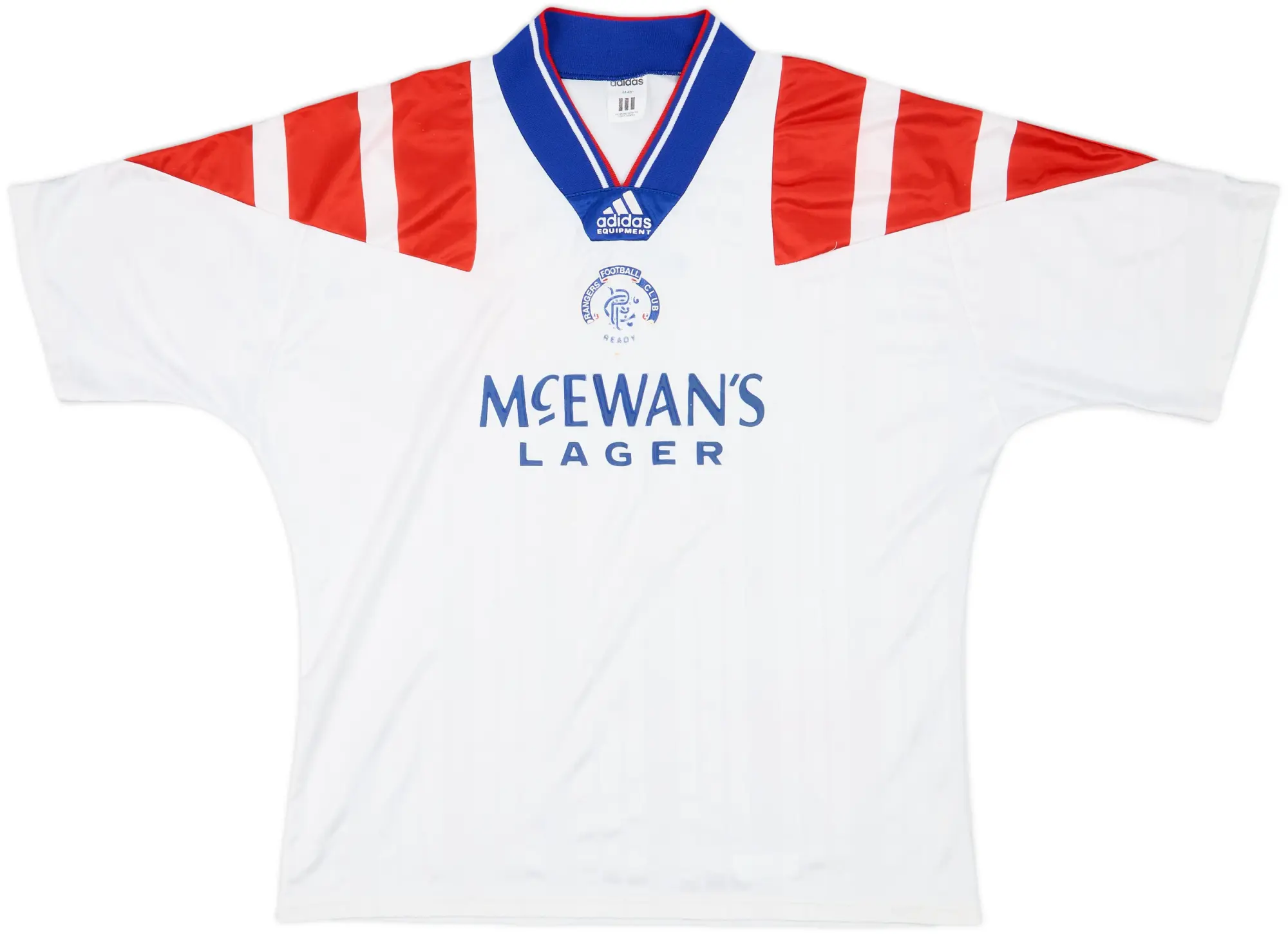 adidas Rangers Mens SS Away Shirt 1992/93