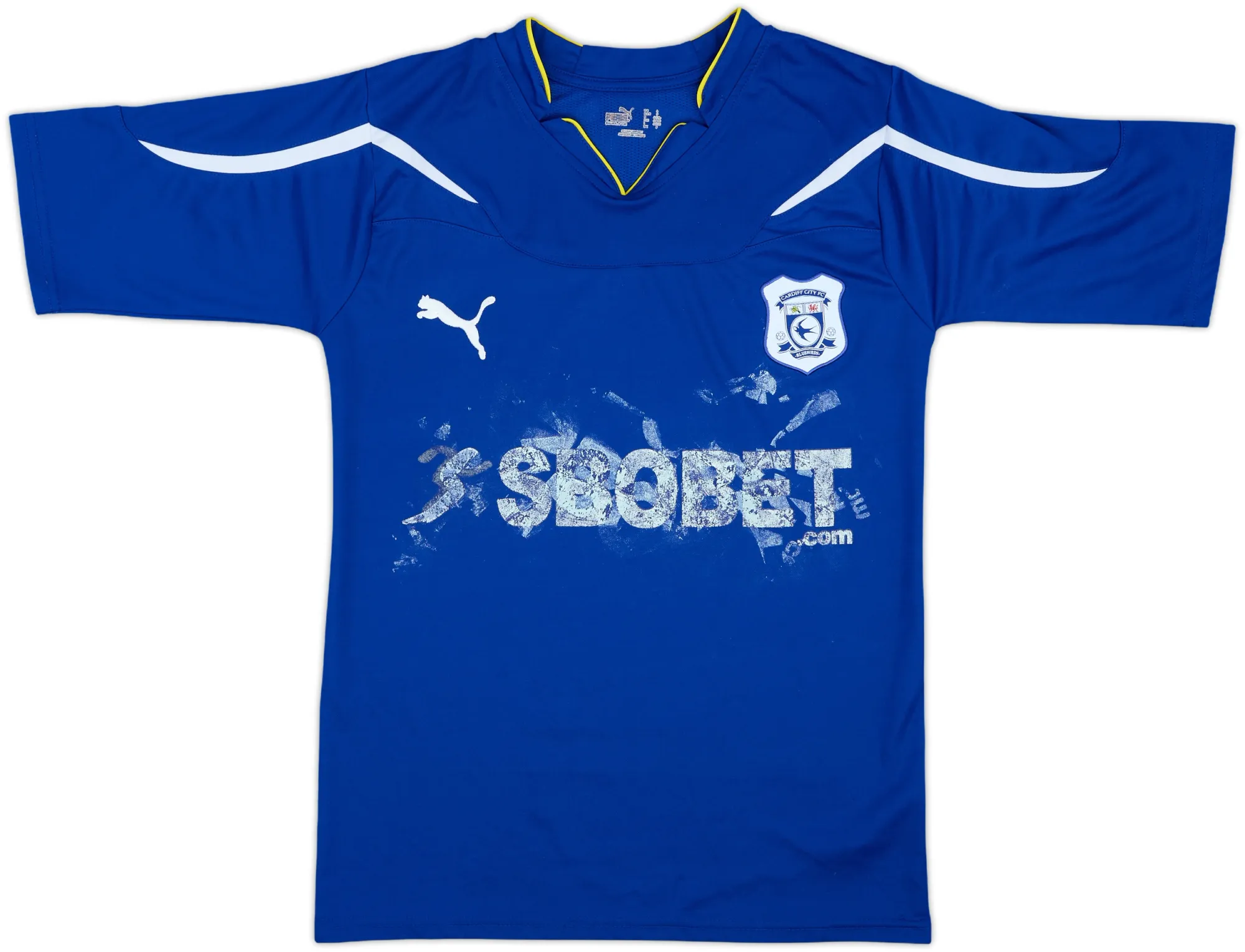 Puma Cardiff City Mens SS Home Shirt 2010/11